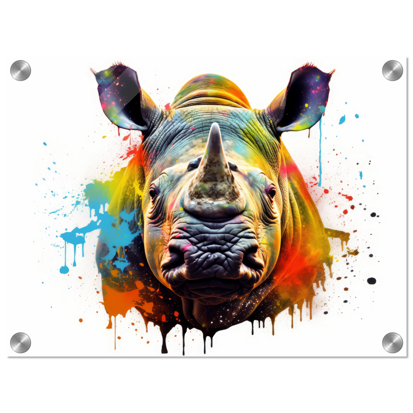 Rhinoceros pop art (WILD134)