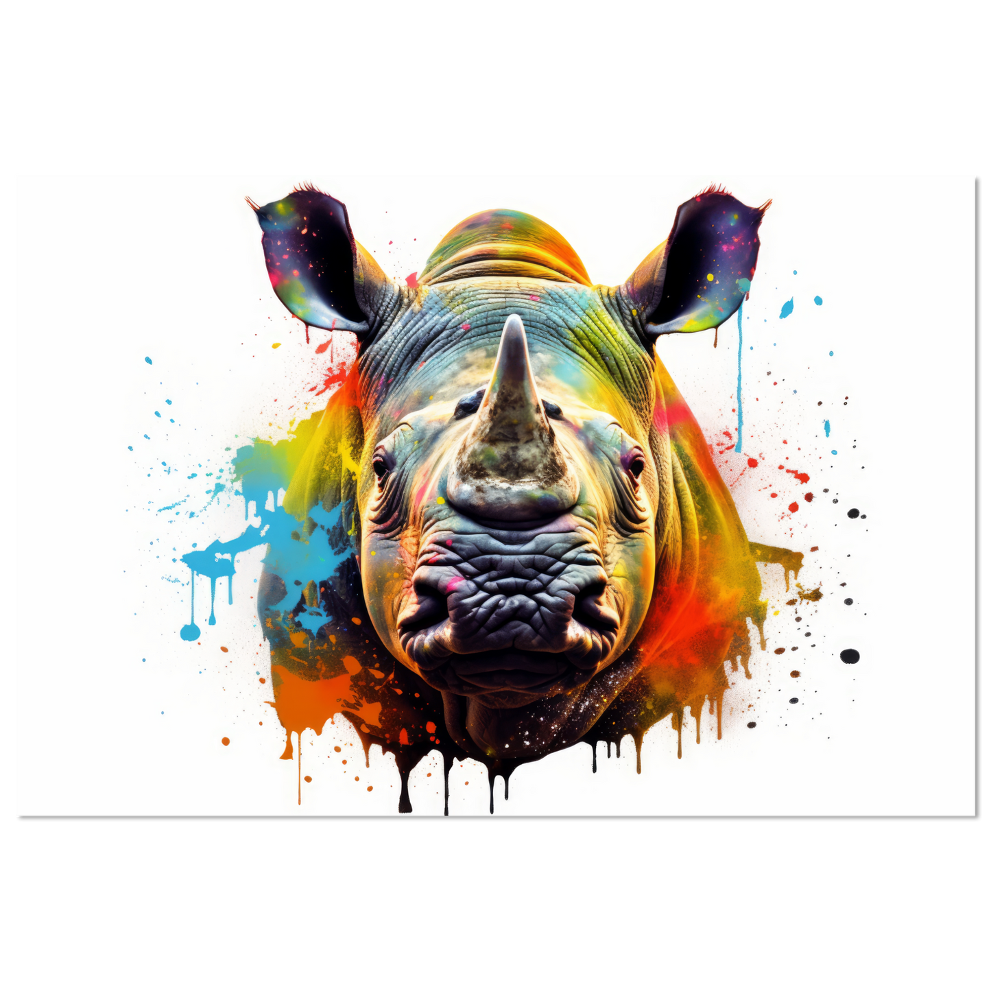 Rhinoceros pop art (WILD134)