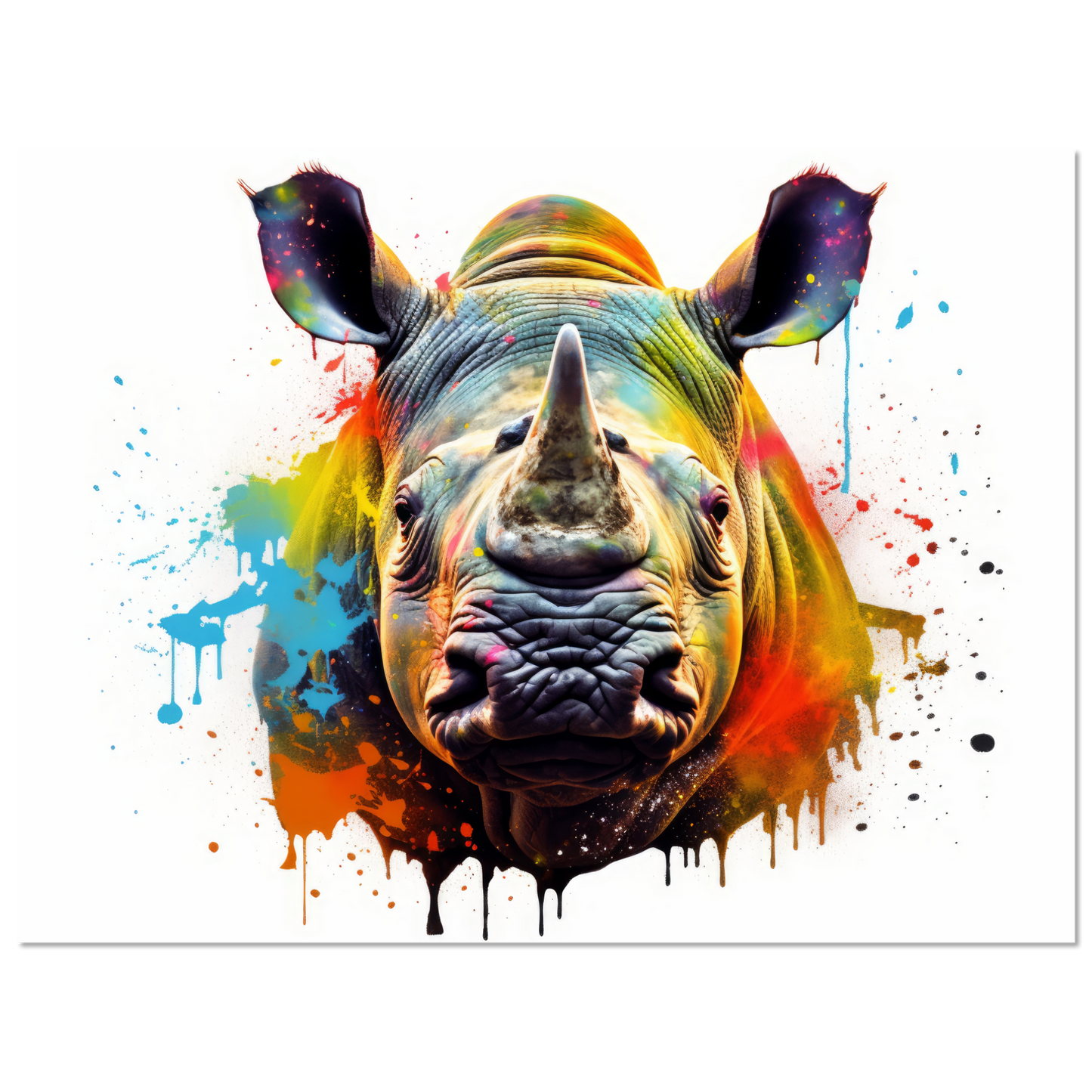 Rhinoceros pop art (WILD134)
