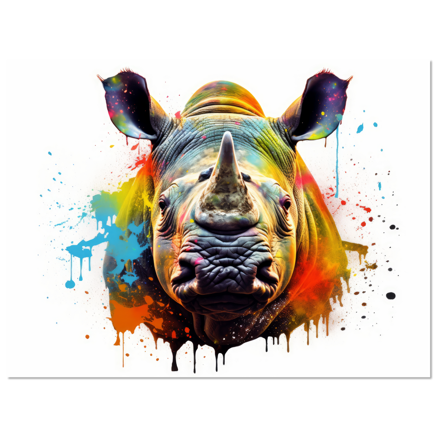 Rhinoceros pop art (WILD134)