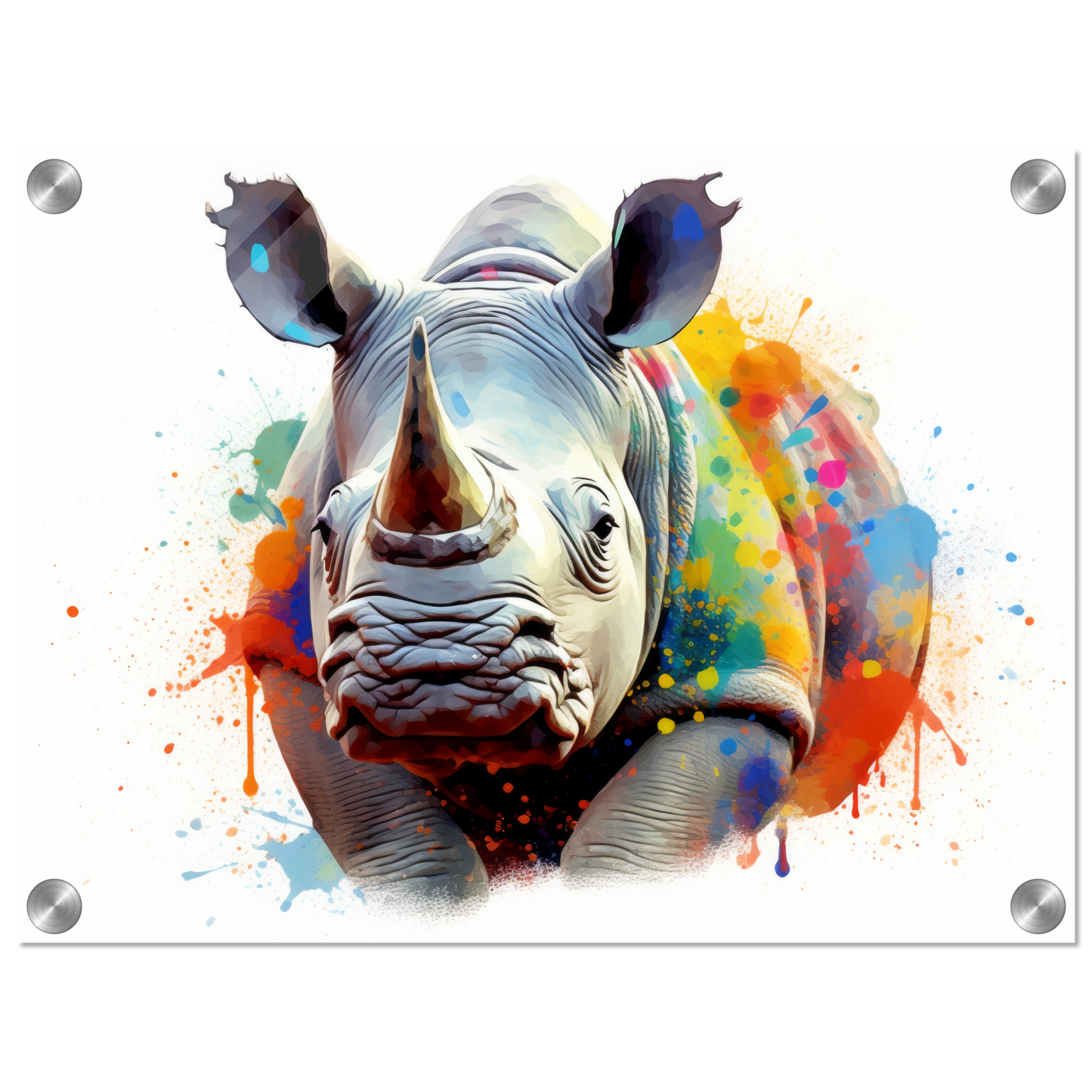 Rhinozeros Pop-Art (WILD135)