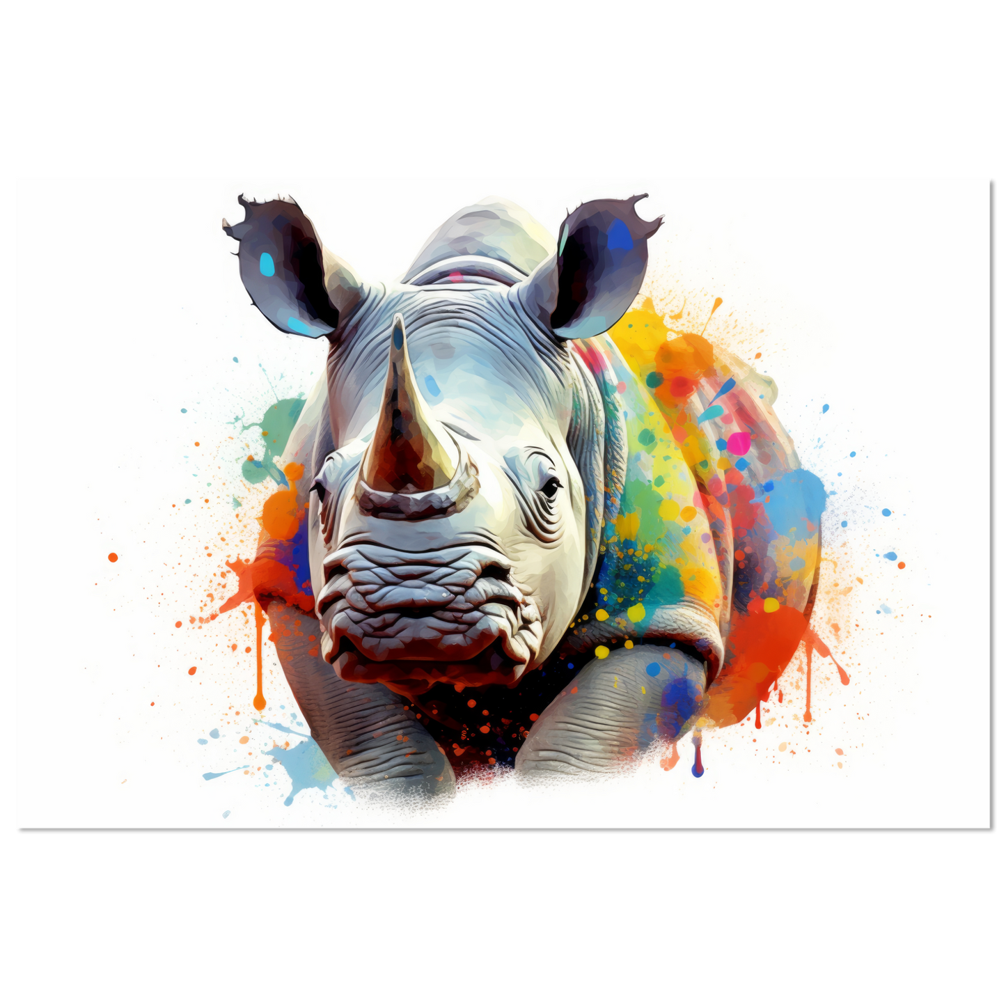 Rhinozeros Pop-Art (WILD135)