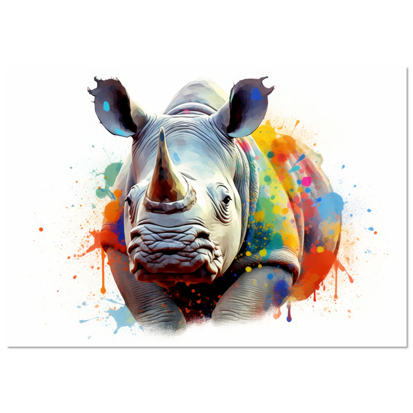 Rhinozeros Pop-Art (WILD135)
