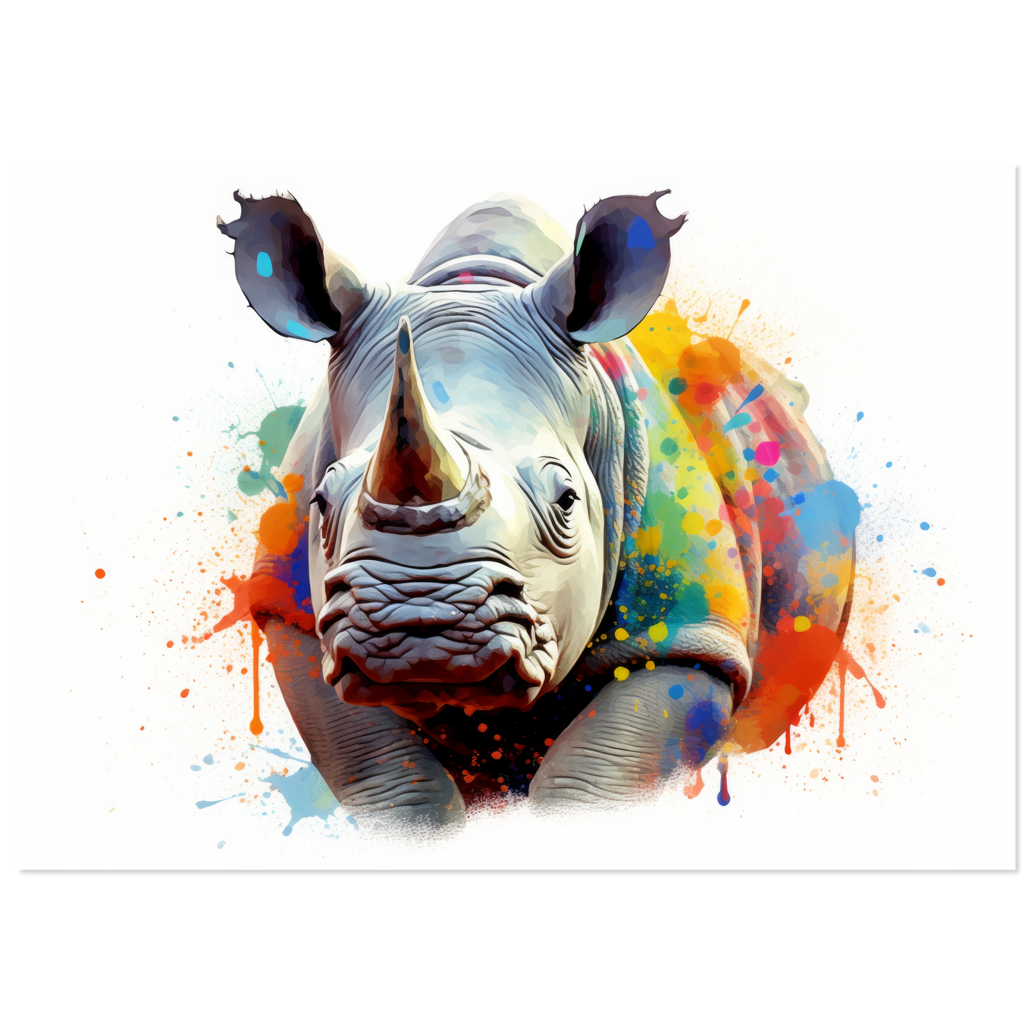 Rhinozeros Pop-Art (WILD135)