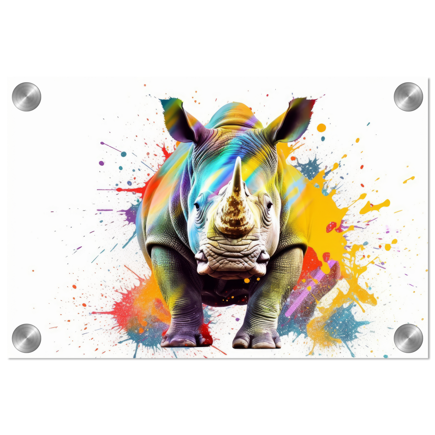 Rhinoceros pop art (WILD136)