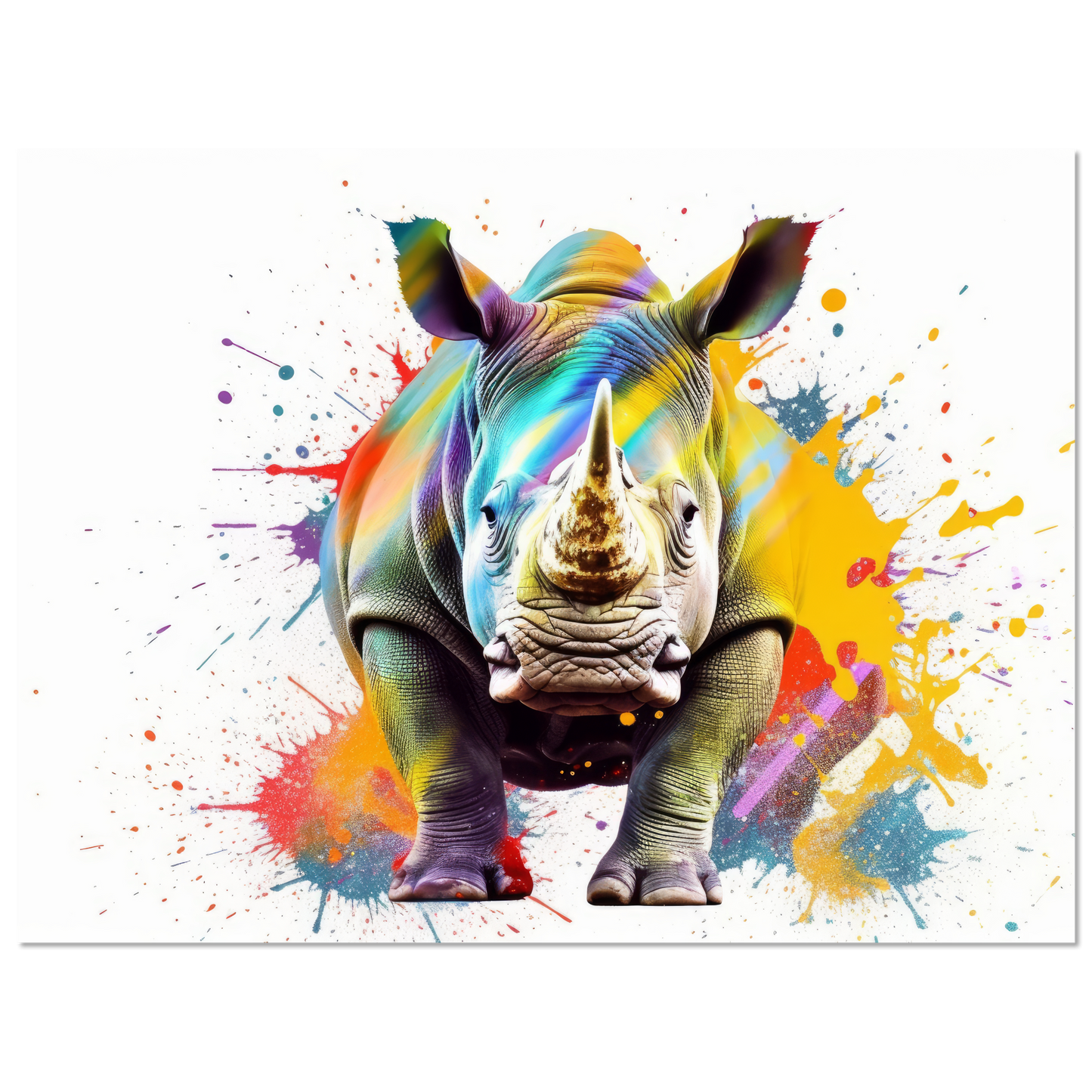 Rhinoceros pop art (WILD136)