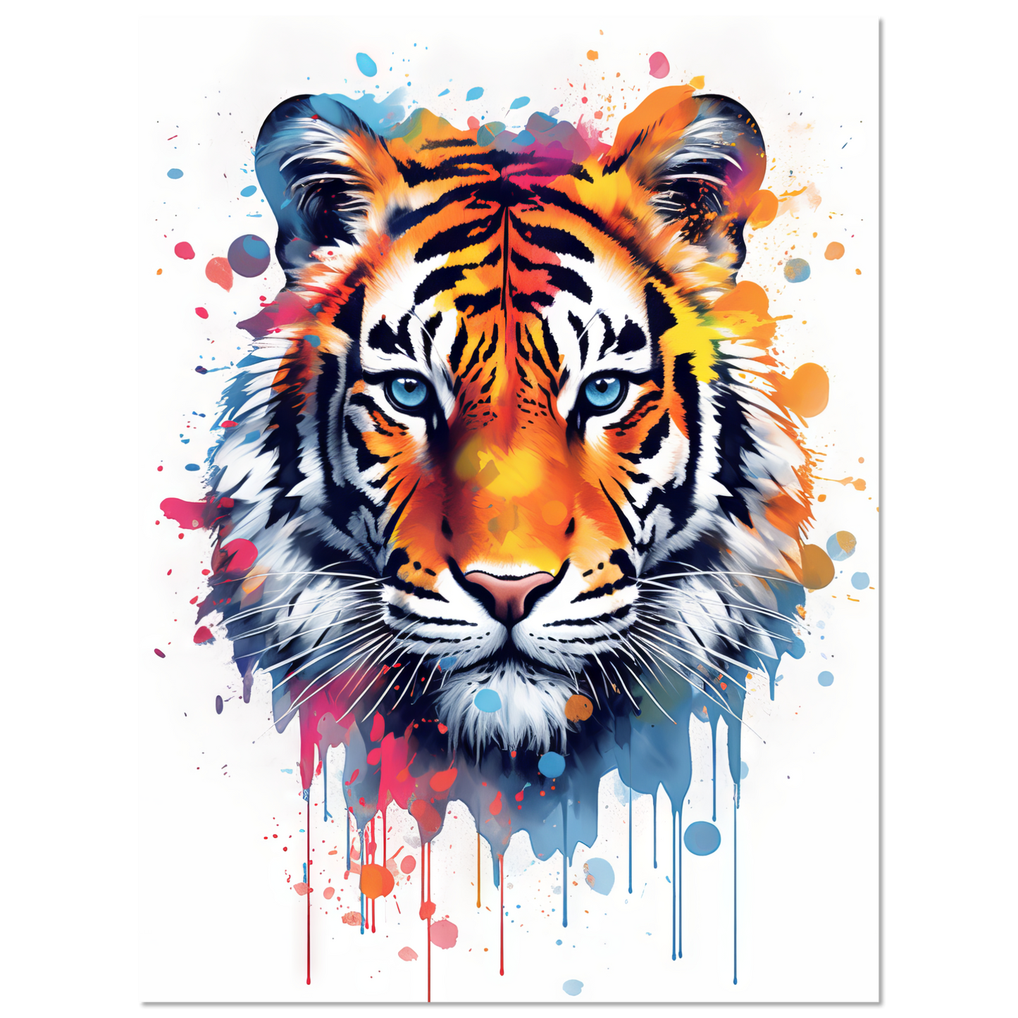 Tiger Pop-Art (WILD14)
