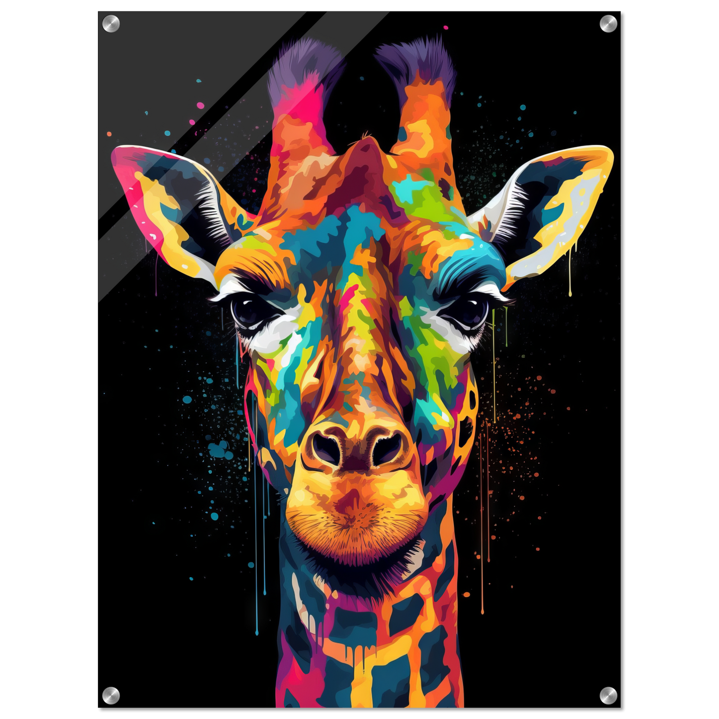 Giraffe Pop-Art (WILD25)