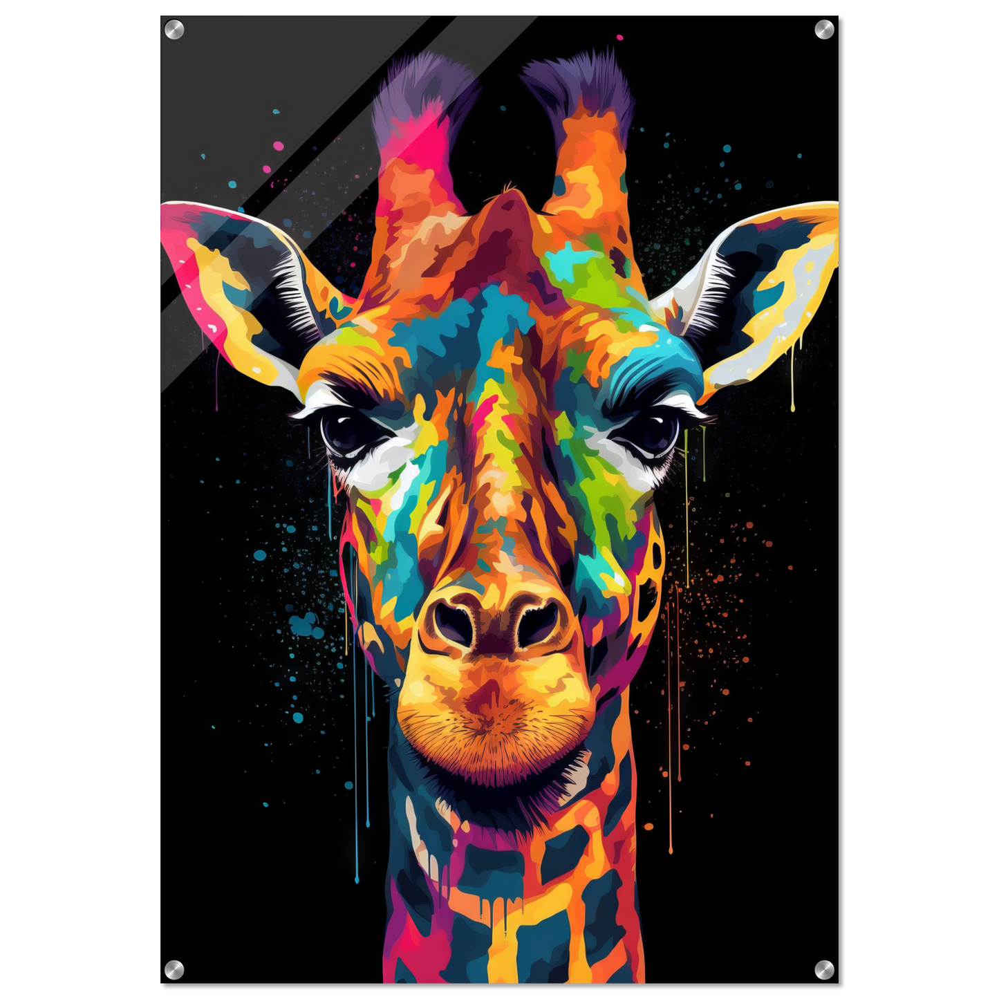 Giraffe Pop-Art (WILD25)