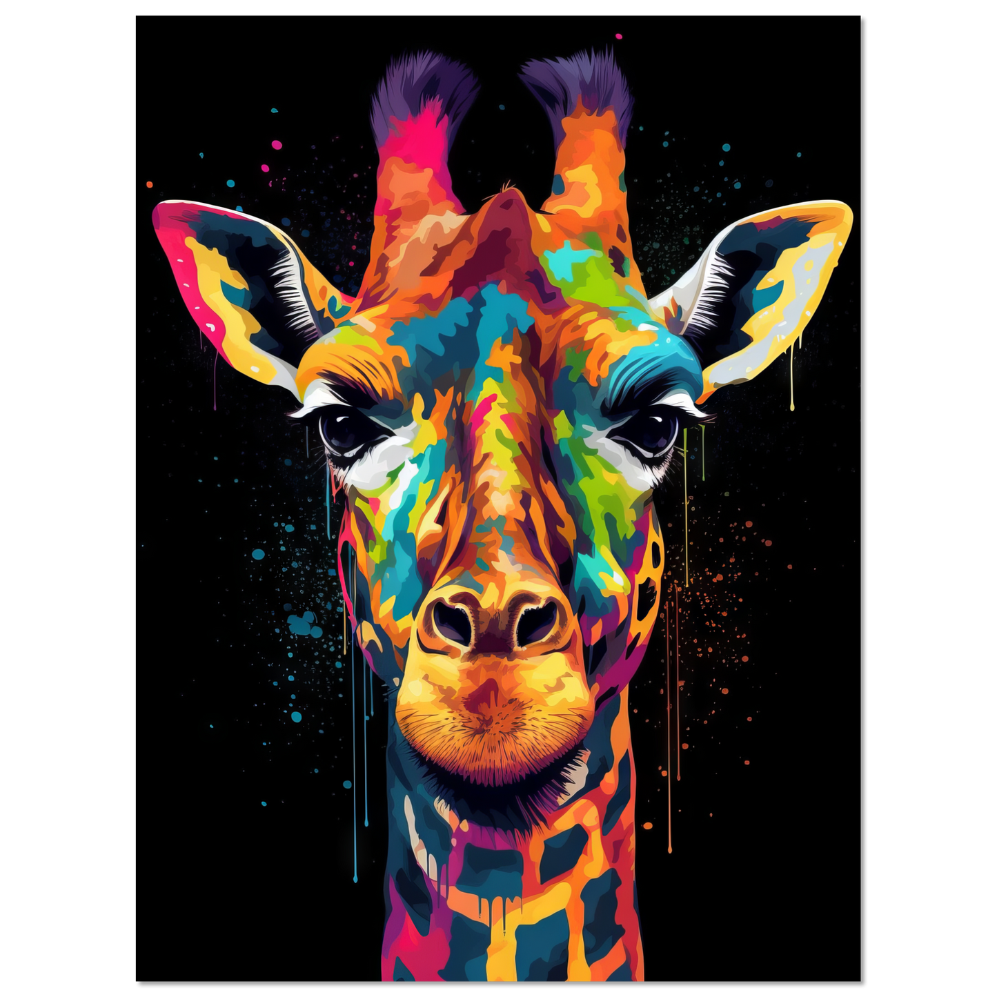 Giraffe Pop-Art (WILD25)