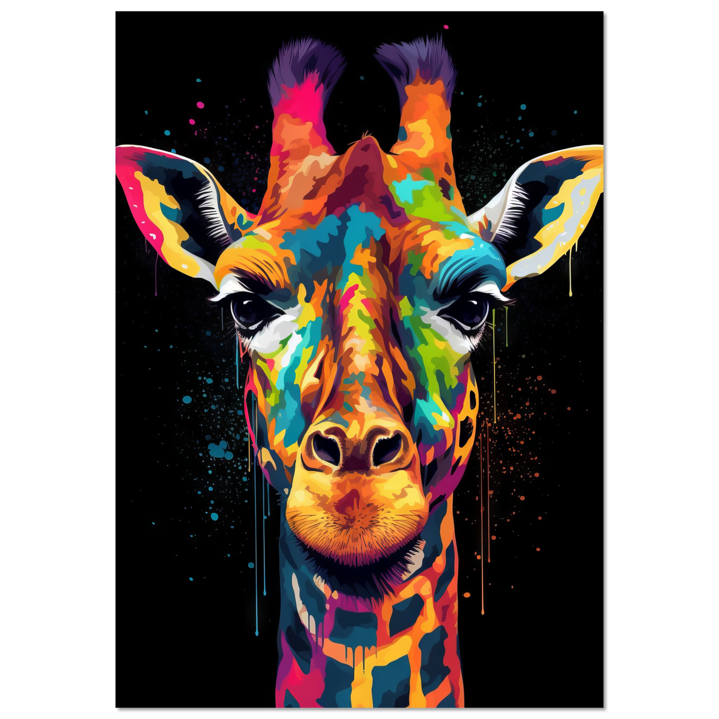 Giraffe Pop-Art (WILD25)