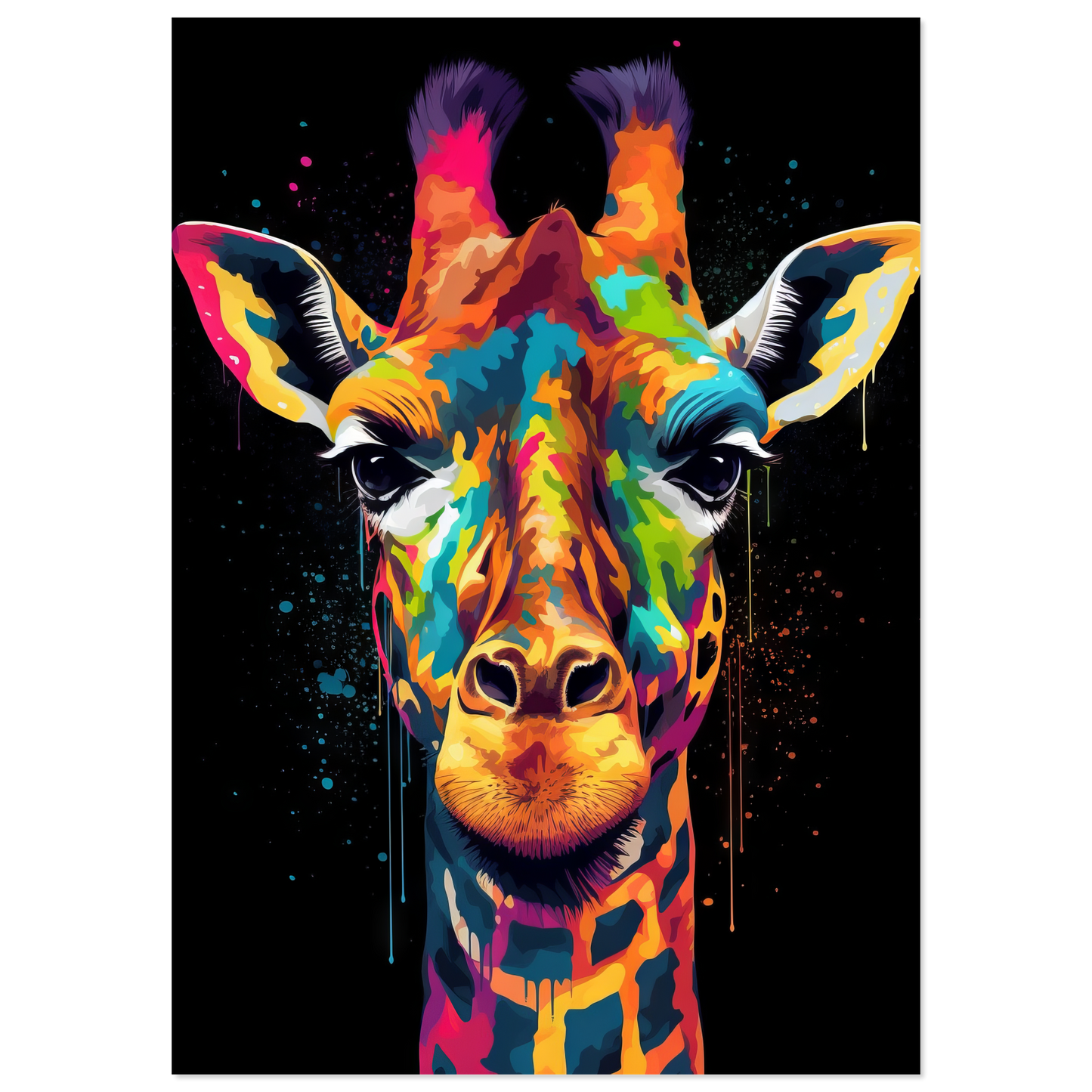 Giraffe Pop-Art (WILD25)