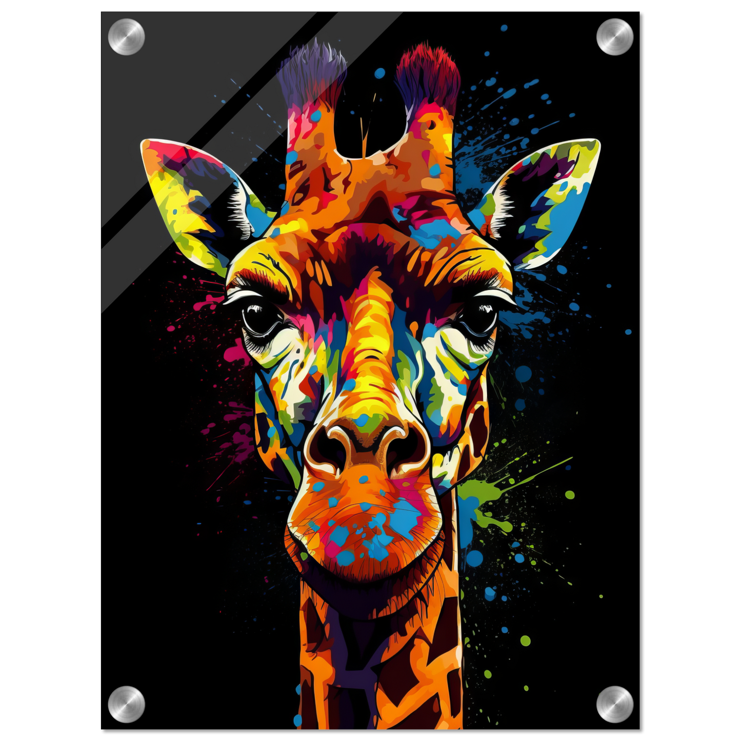 Giraffe Pop-Art (WILD26)