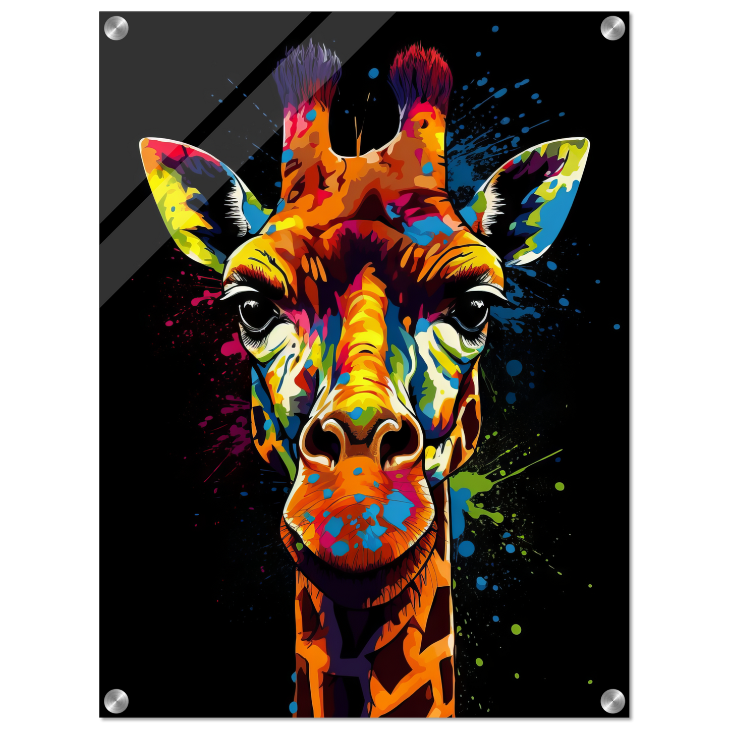 Giraffe Pop-Art (WILD26)
