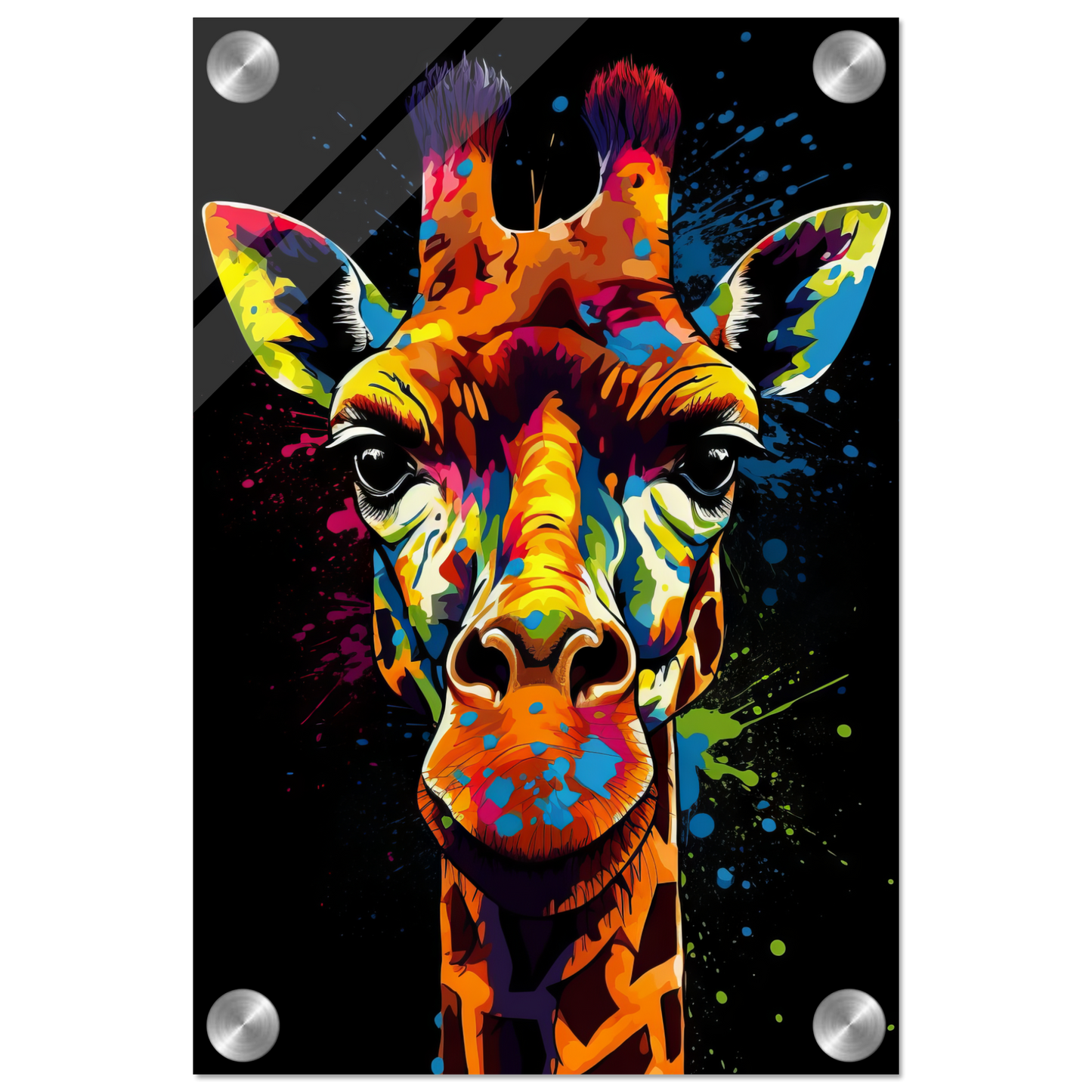 Giraffe Pop-Art (WILD26)