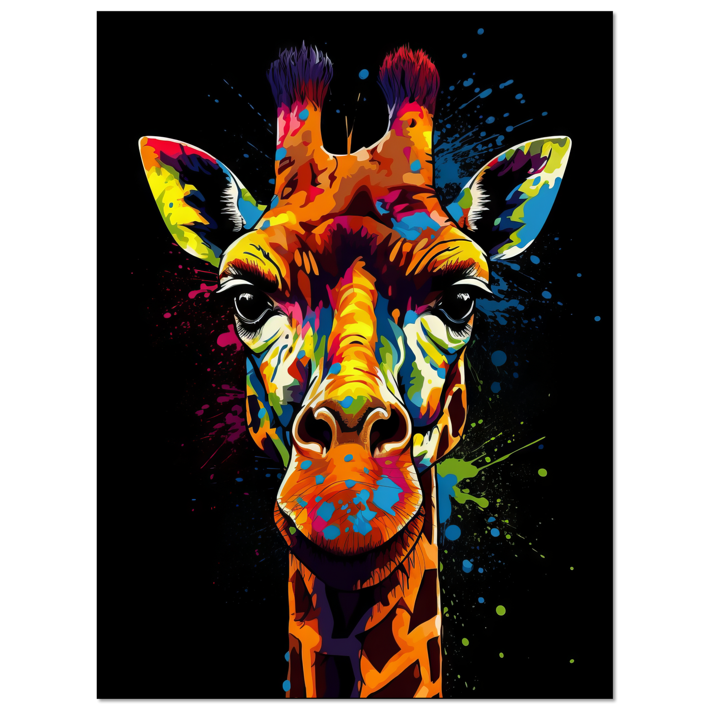 Giraffe Pop-Art (WILD26)