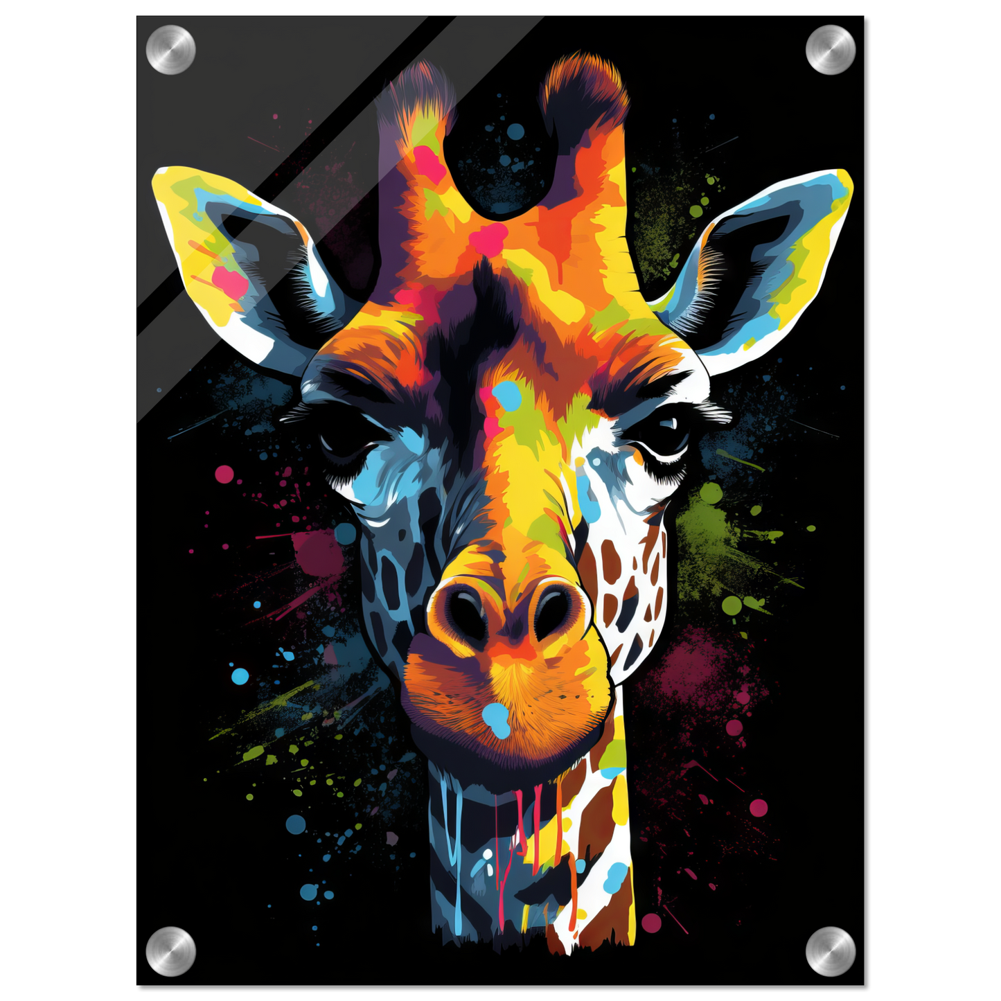 Giraffe Pop-Art (WILD27)