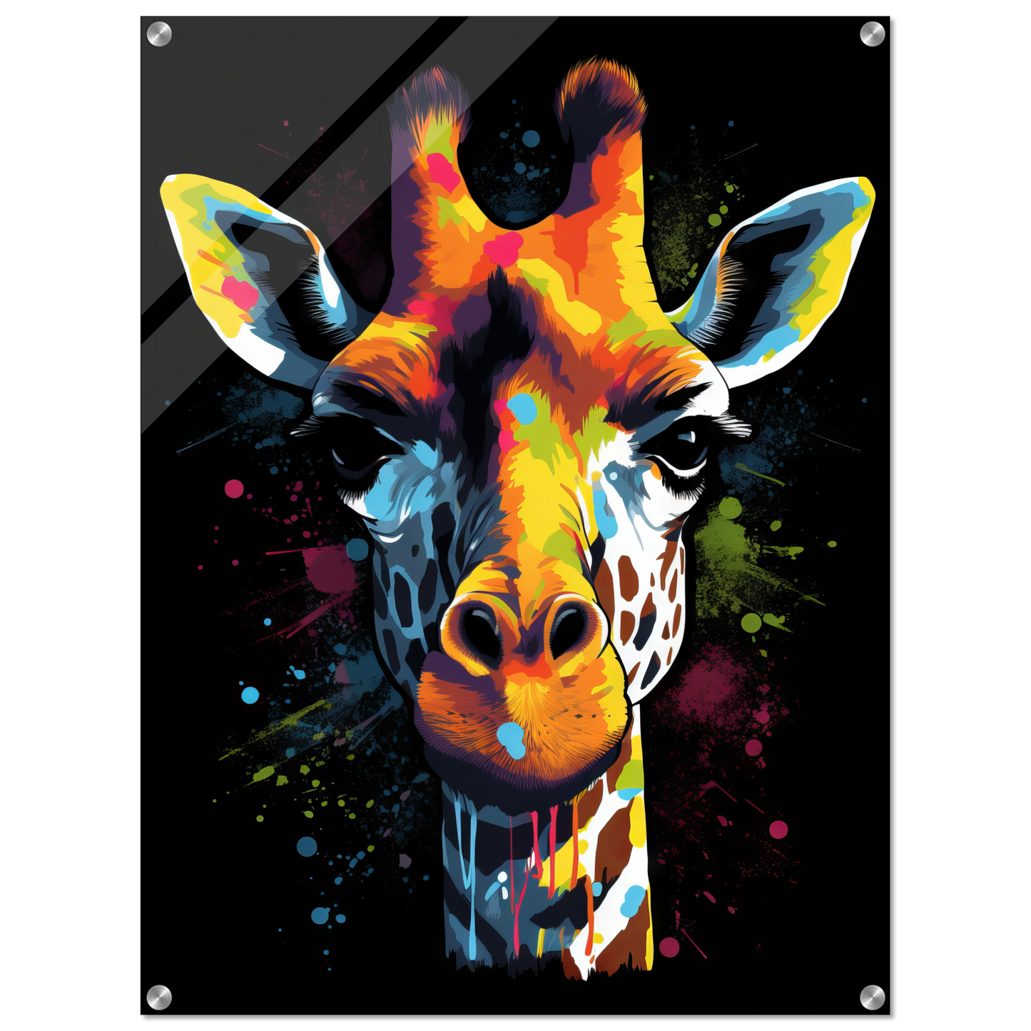 Giraffe Pop-Art (WILD27)