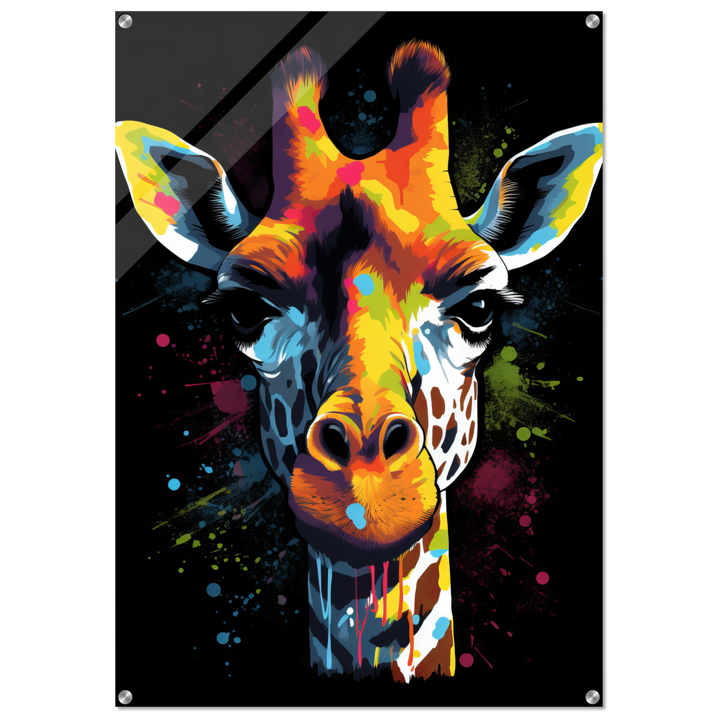 Giraffe Pop-Art (WILD27)