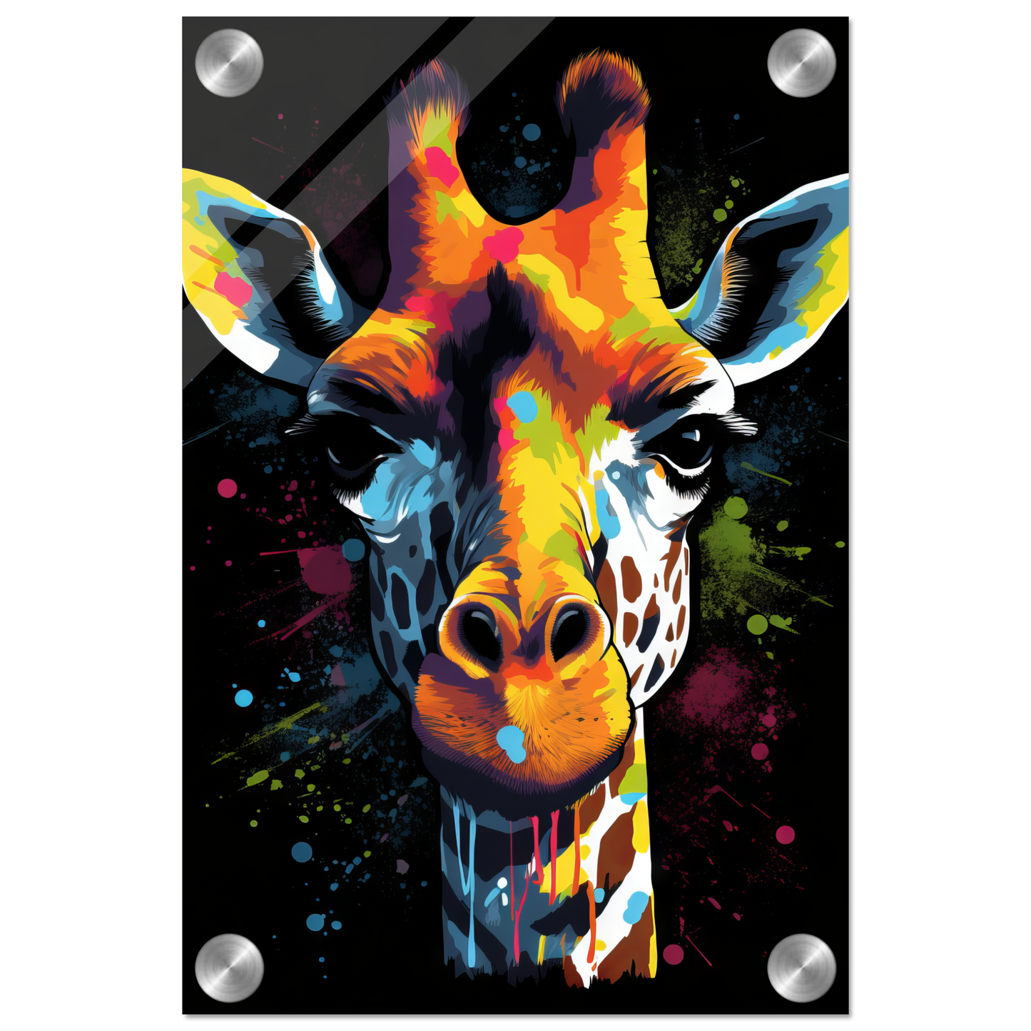 Giraffe Pop-Art (WILD27)