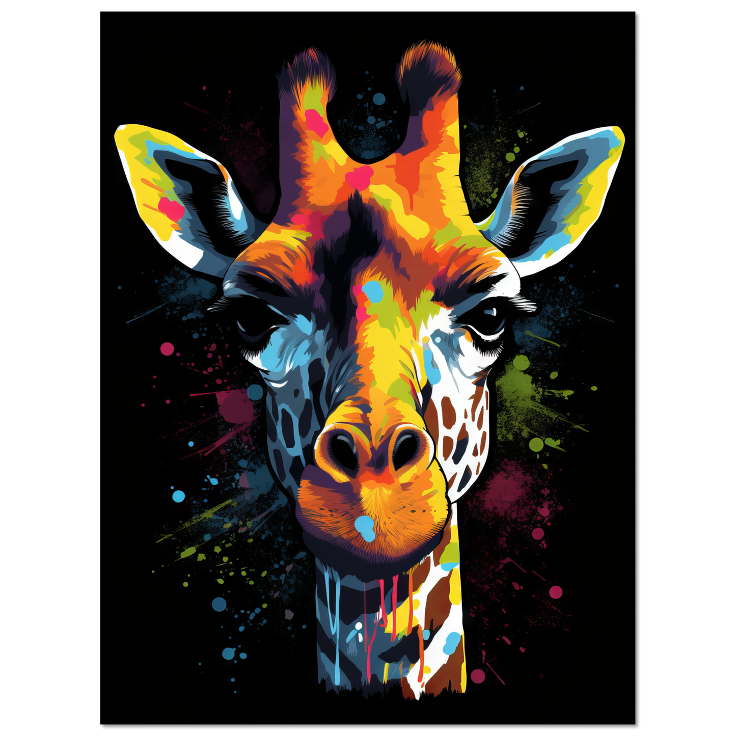 Giraffe Pop-Art (WILD27)