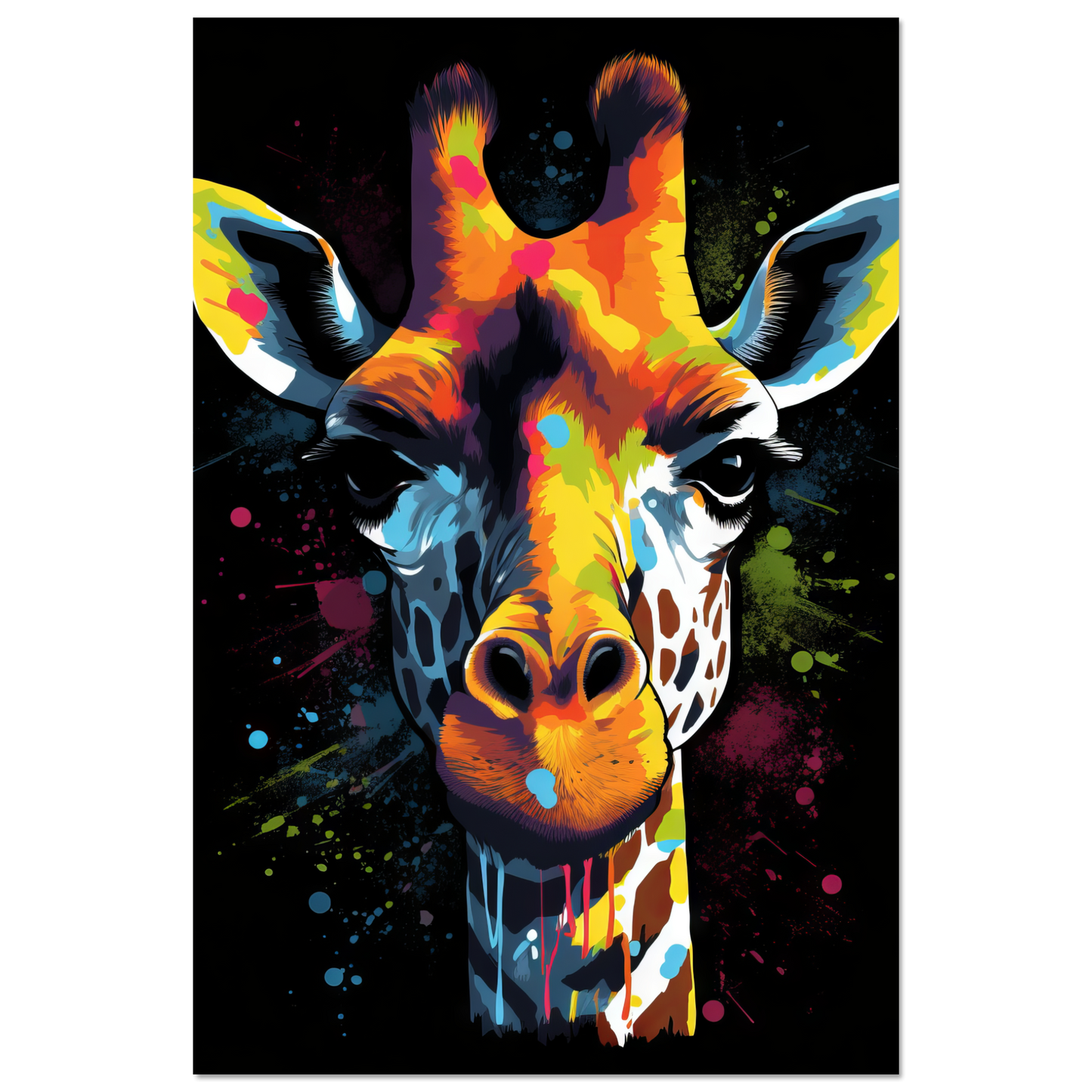 Giraffe Pop-Art (WILD27)