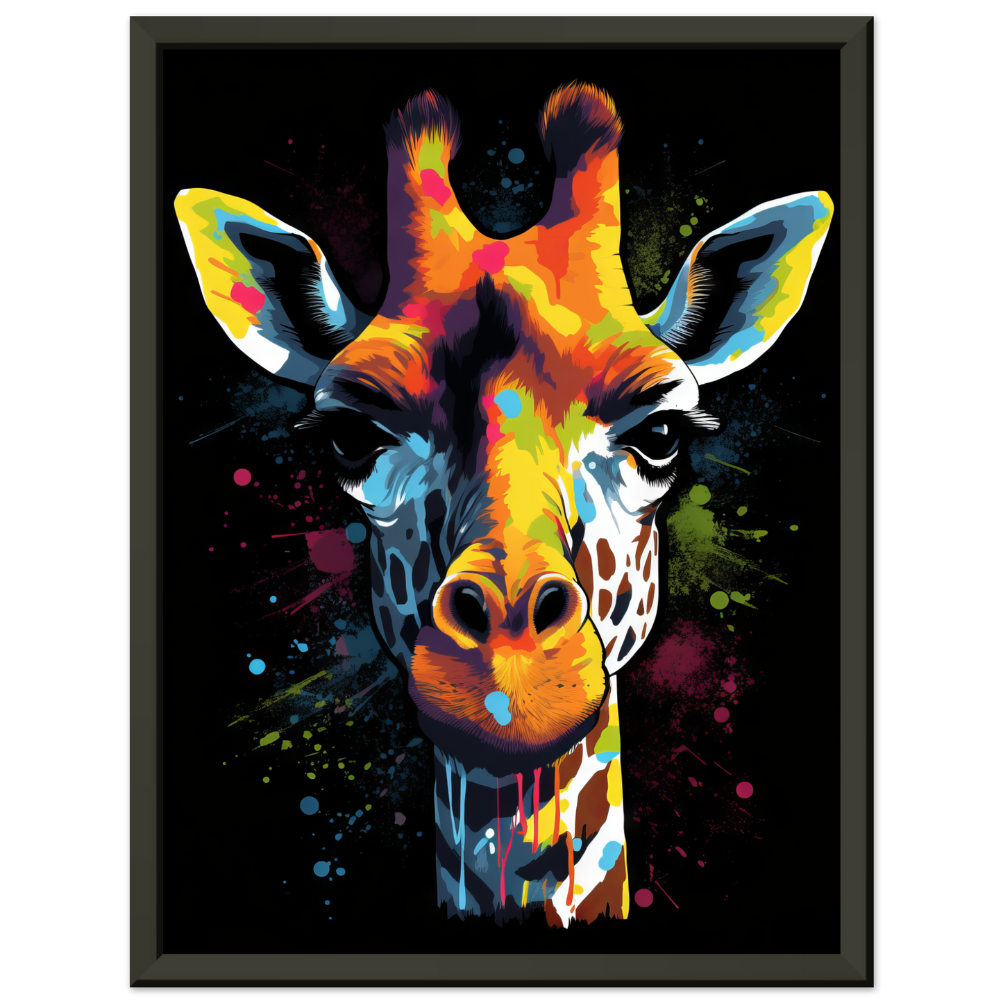 Giraffe Pop-Art (WILD27)