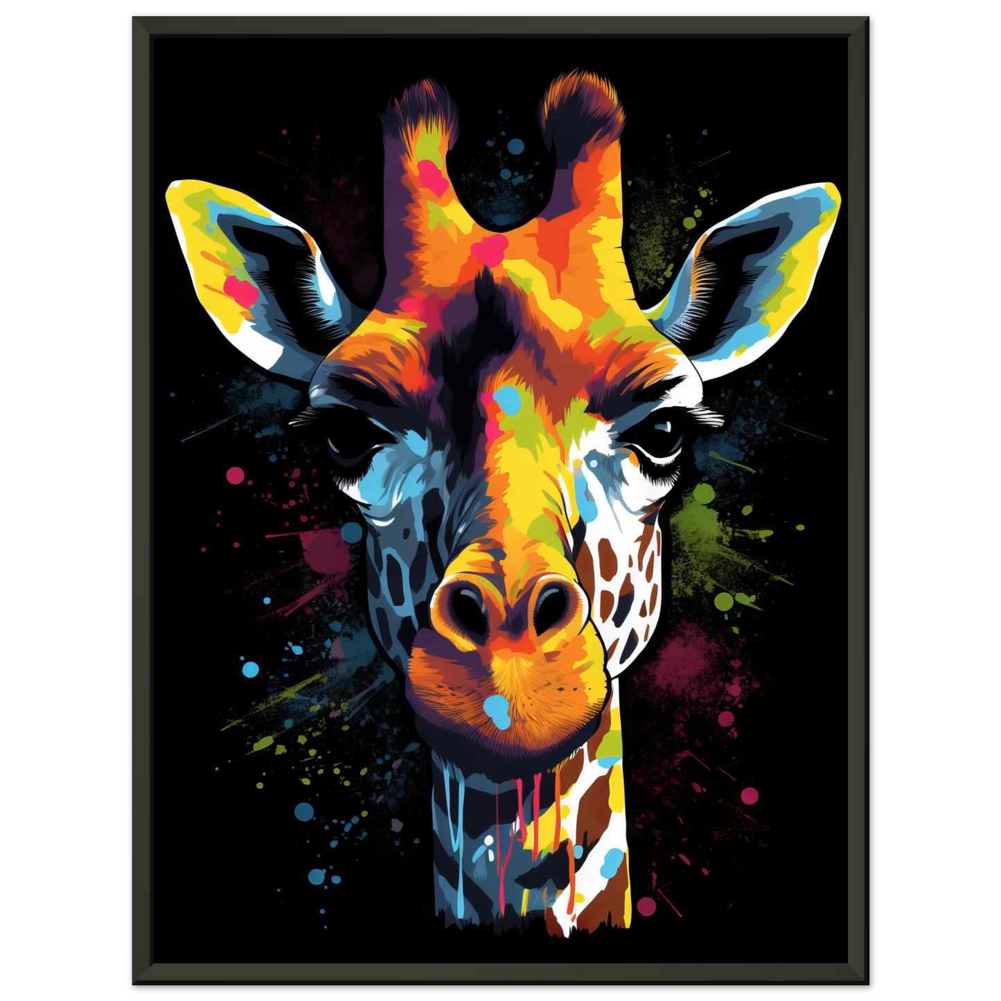 Giraffe Pop-Art (WILD27)