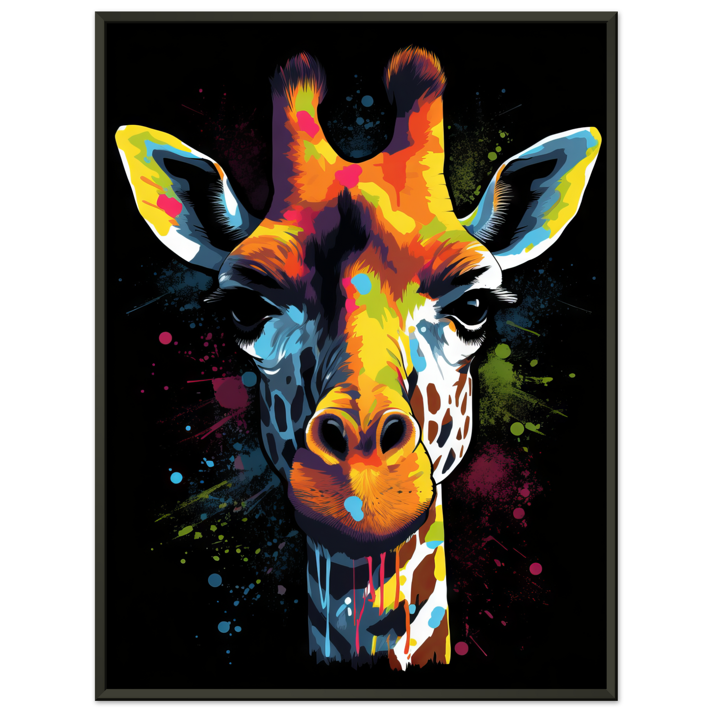 Giraffe Pop-Art (WILD27)