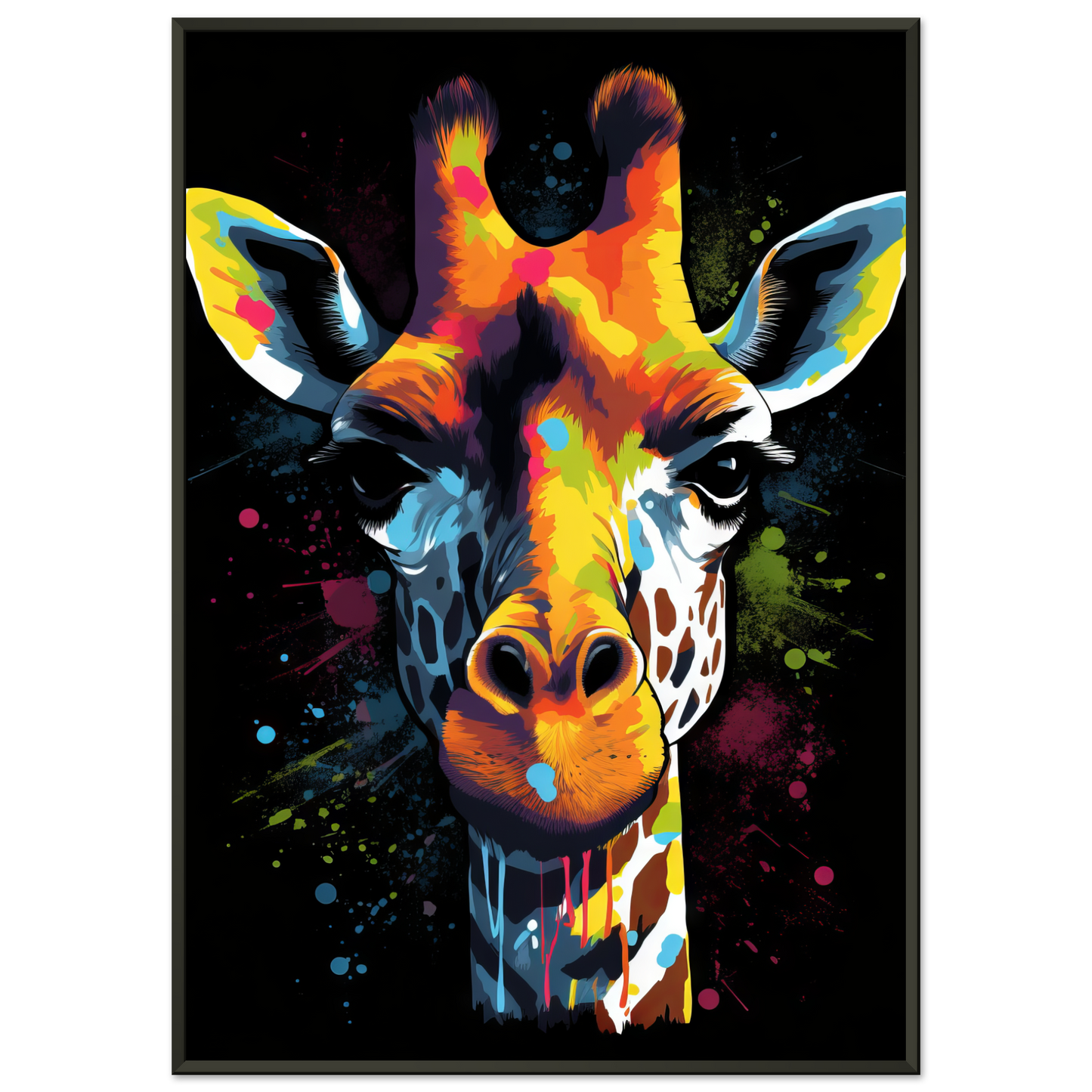 Giraffe Pop-Art (WILD27)