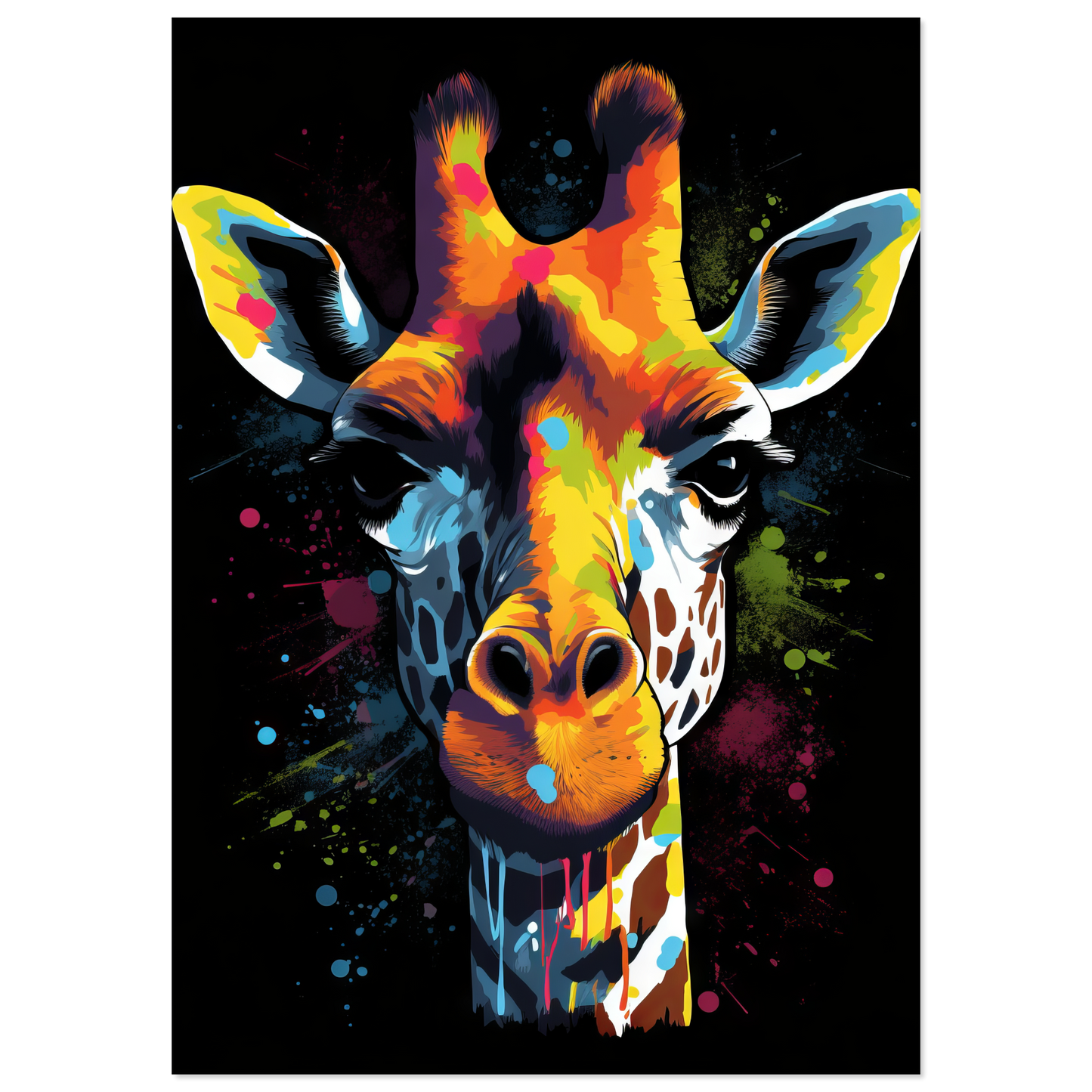 Giraffe Pop-Art (WILD27)