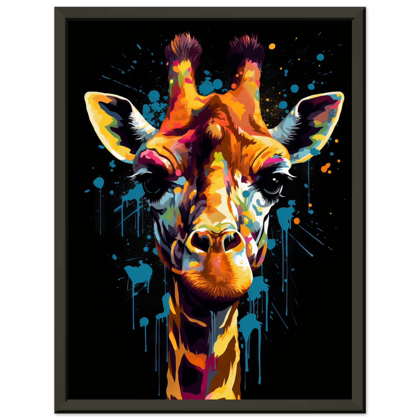 Giraffe Pop-Art (WILD28)