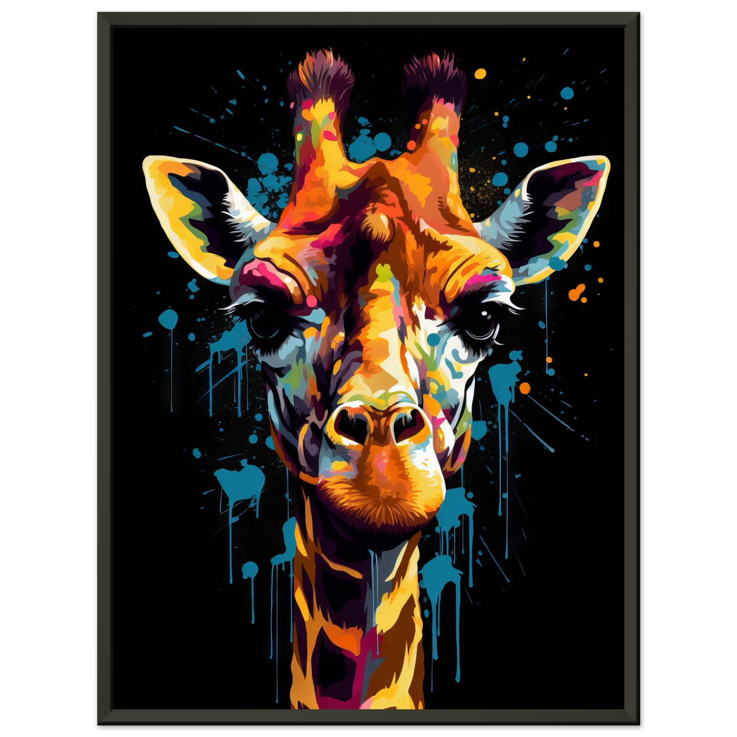 Giraffe Pop-Art (WILD28)