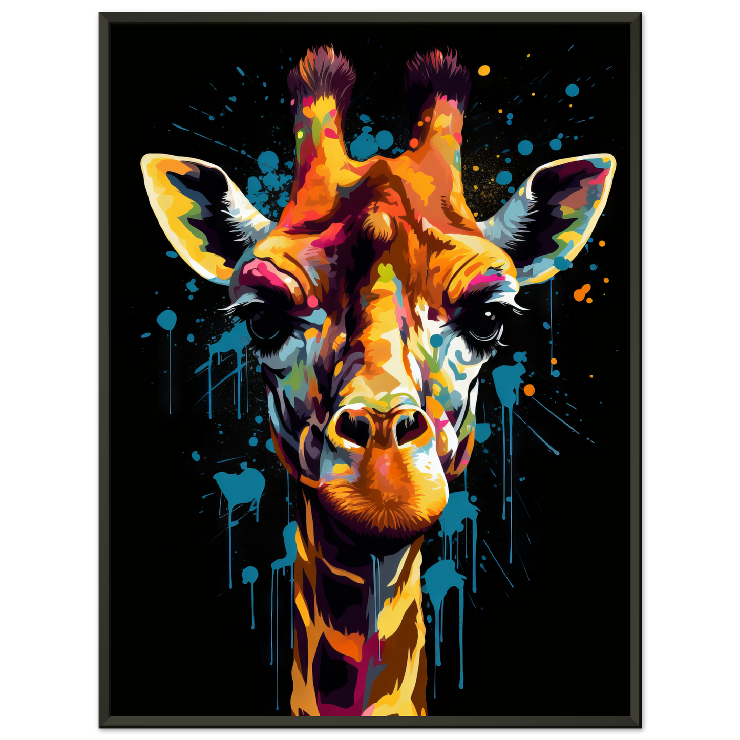 Giraffe Pop-Art (WILD28)