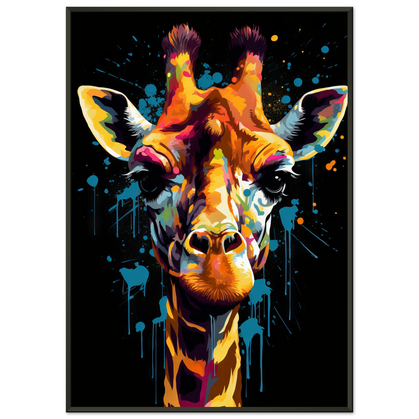 Giraffe Pop-Art (WILD28)