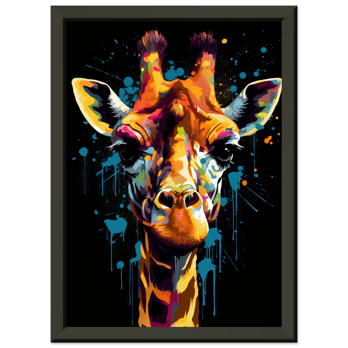Giraffe Pop-Art (WILD28)