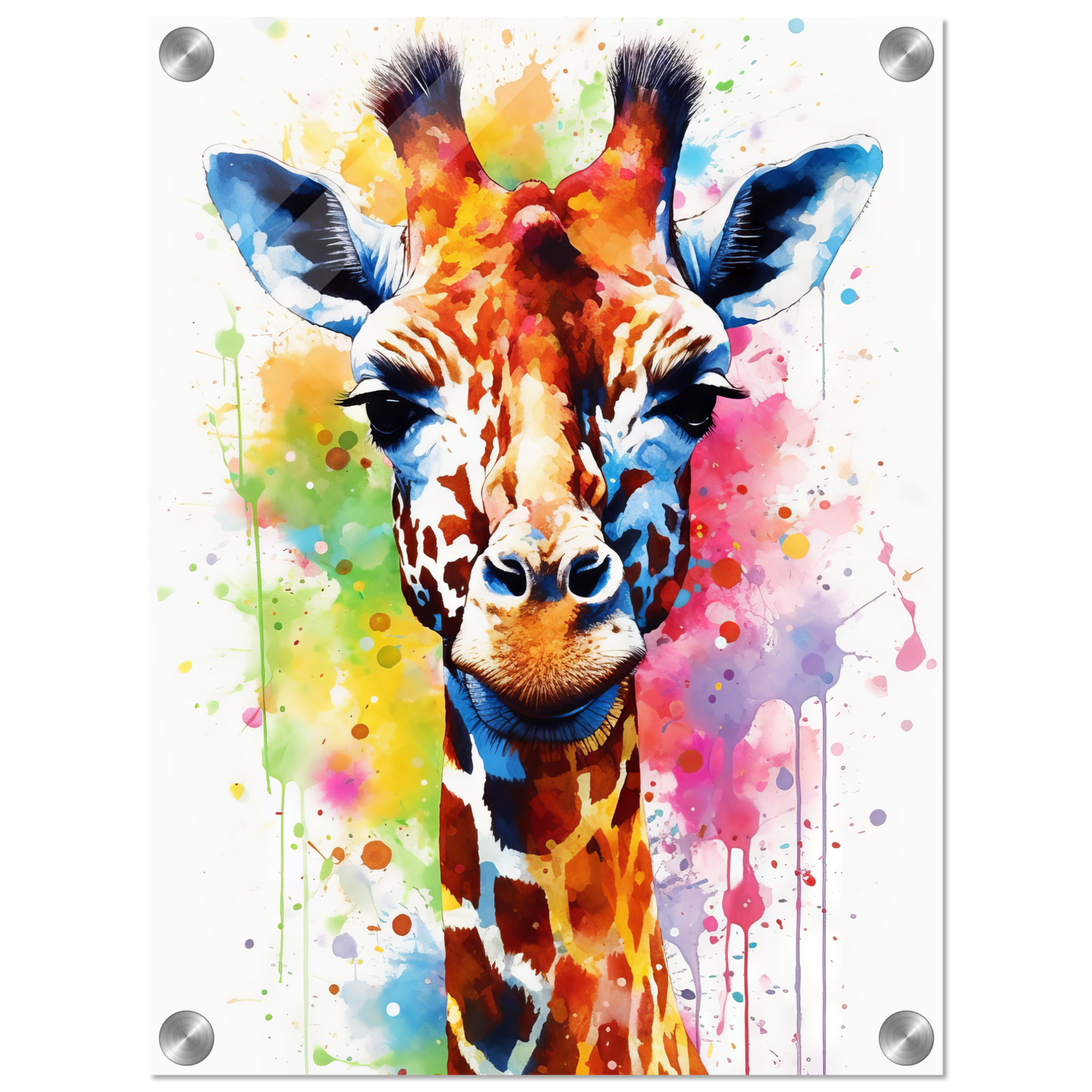 Giraffe pop art (WILD29)