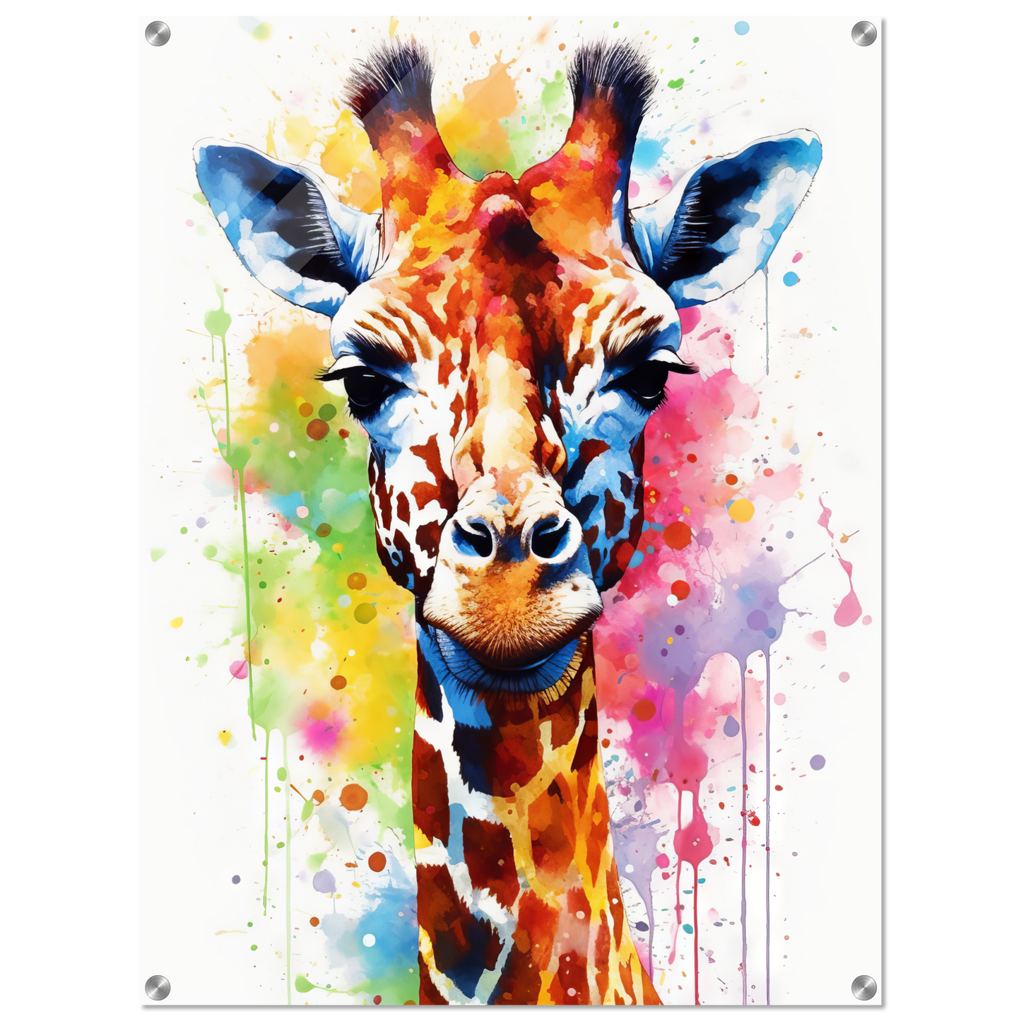 Giraffe pop art (WILD29)