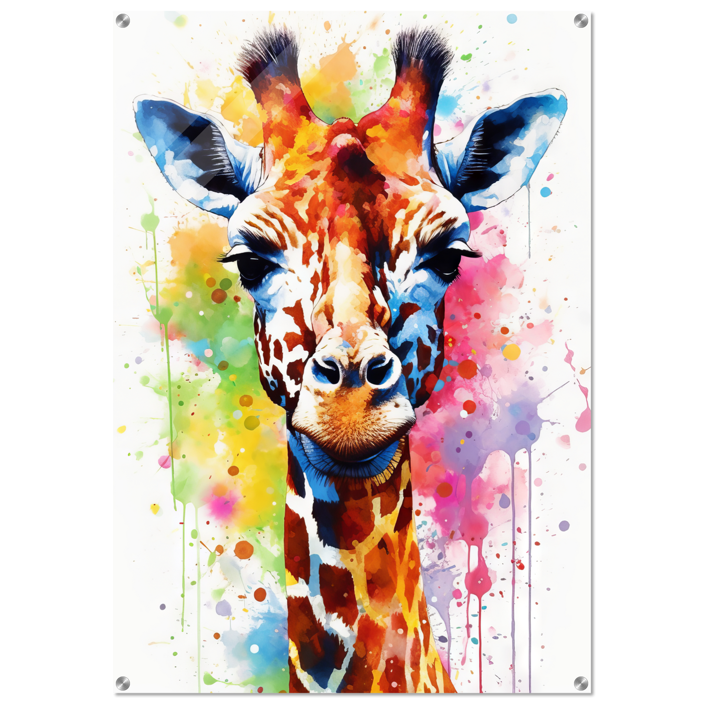 Giraffe pop art (WILD29)