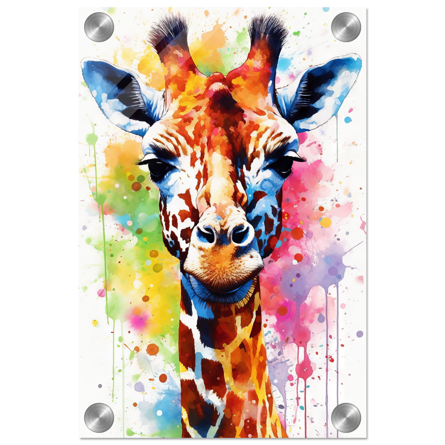 Giraffe pop art (WILD29)