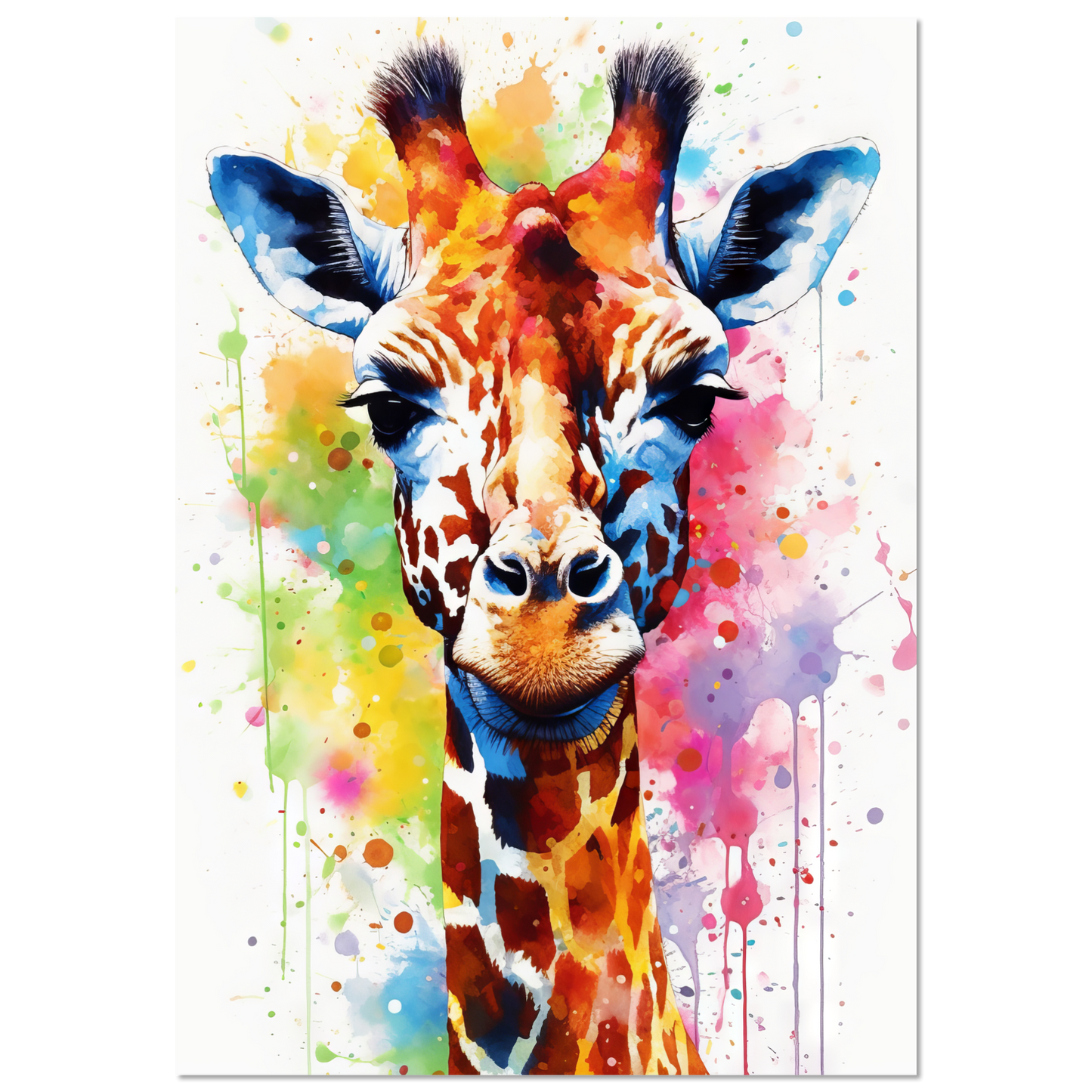 Giraffe pop art (WILD29)