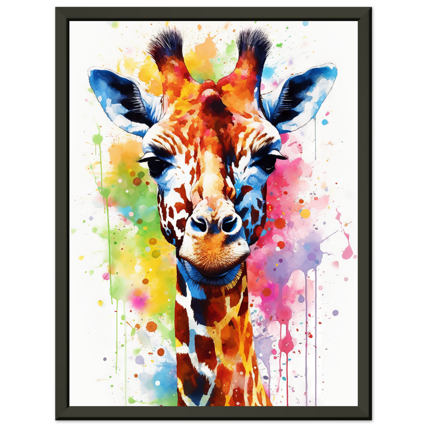 Giraffe pop art (WILD29)