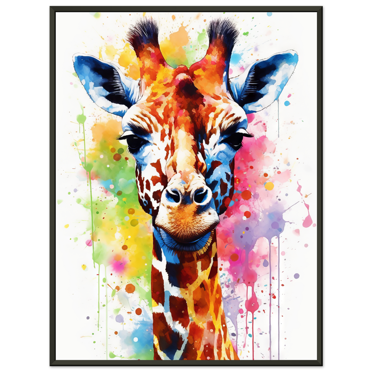 Giraffe pop art (WILD29)