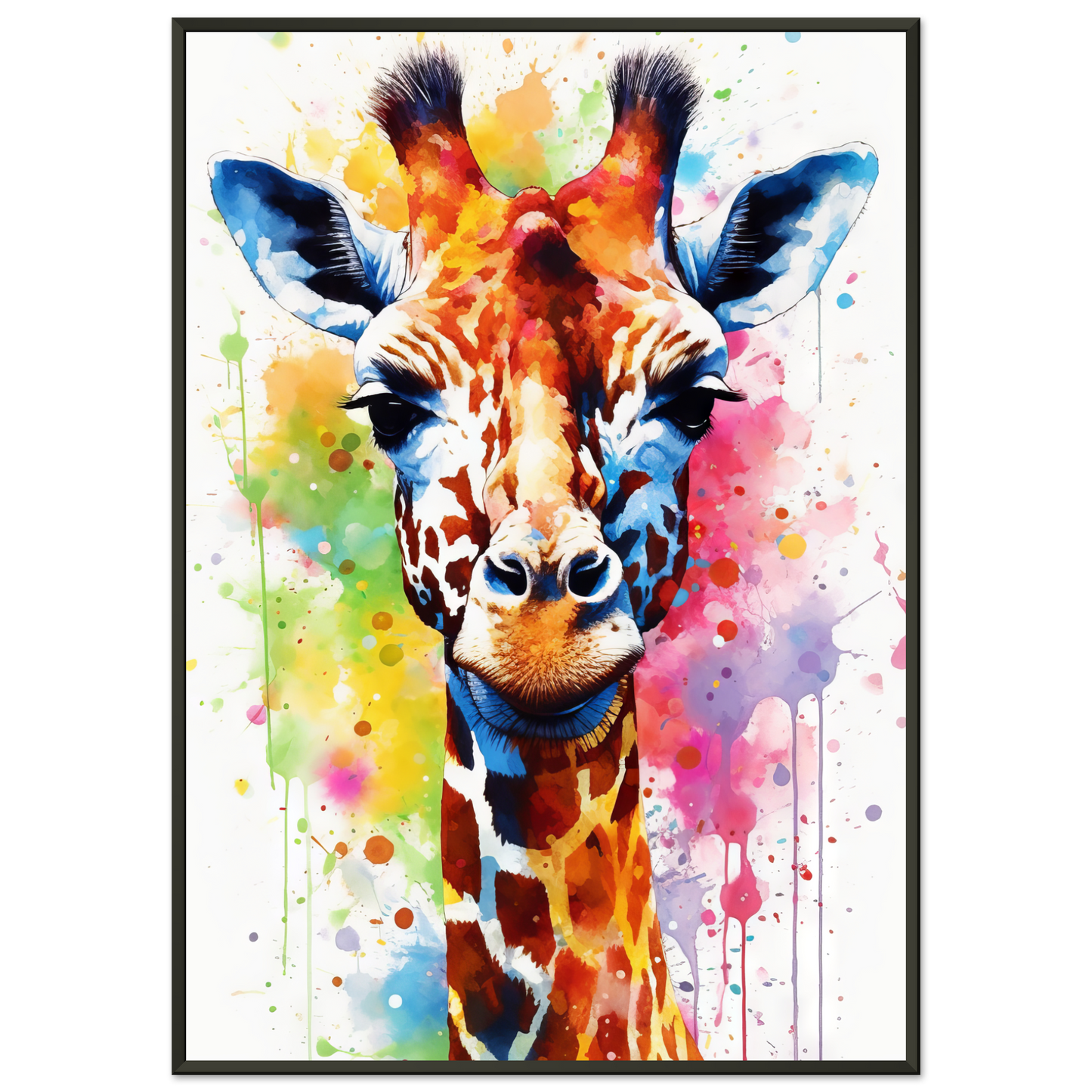 Giraffe pop art (WILD29)