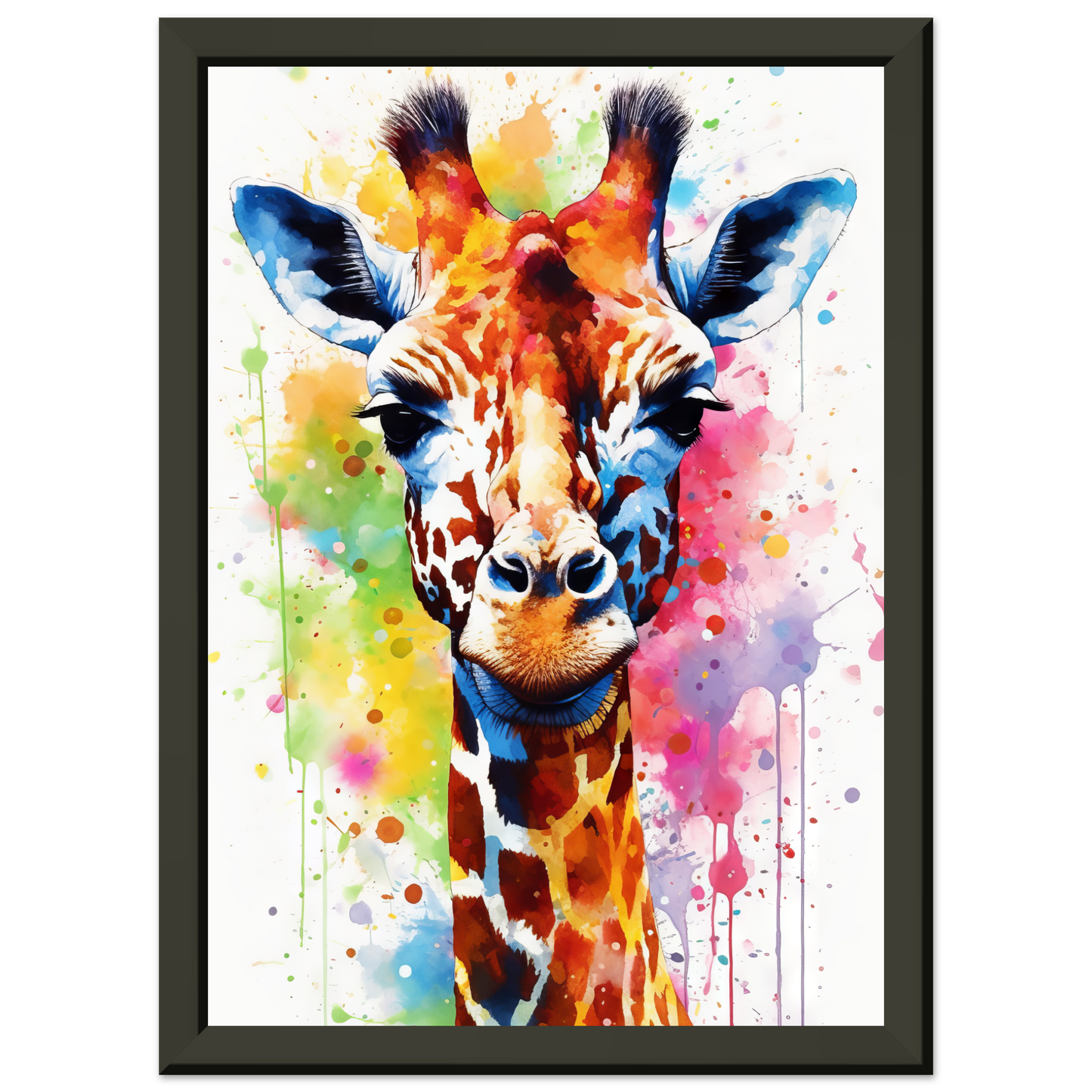 Giraffe pop art (WILD29)