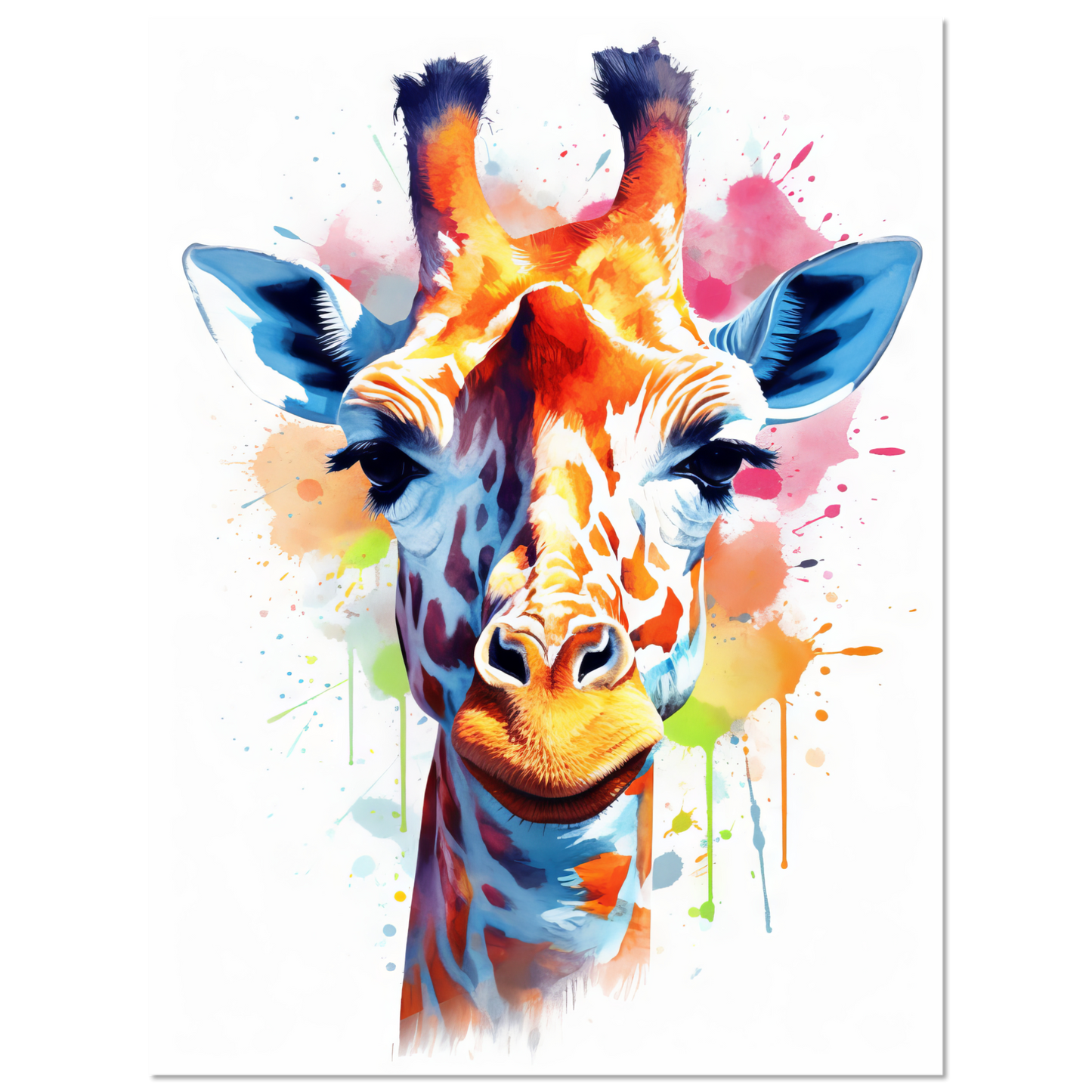 Giraffe Pop-Art (WILD30)