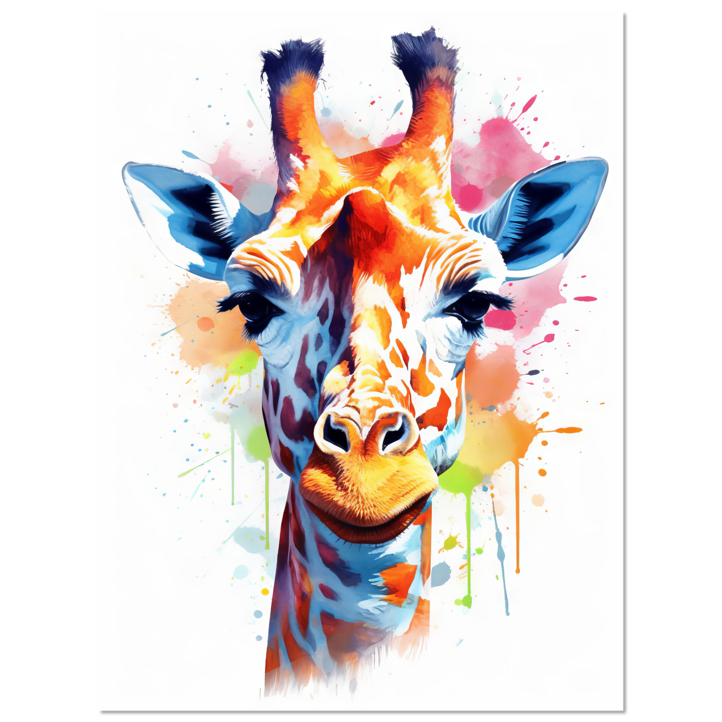 Giraffe Pop-Art (WILD30)