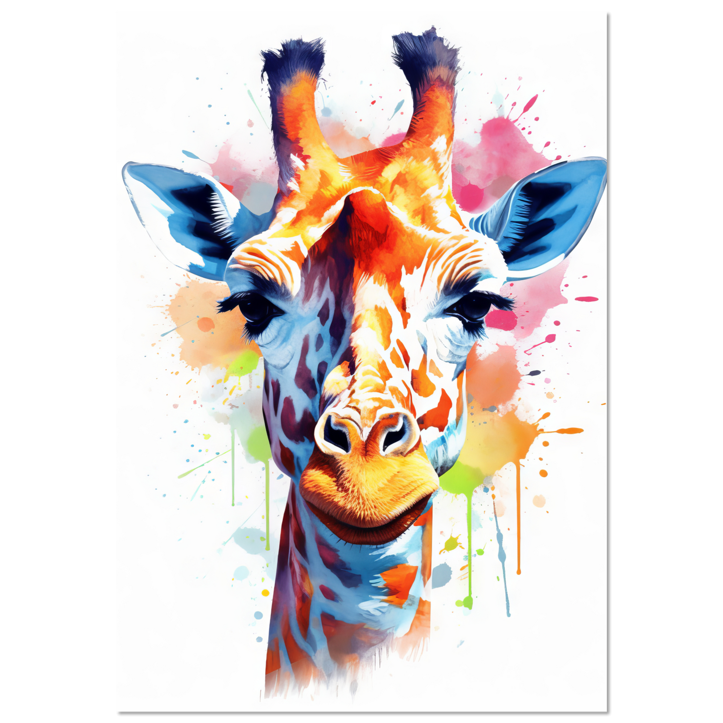 Giraffe Pop-Art (WILD30)