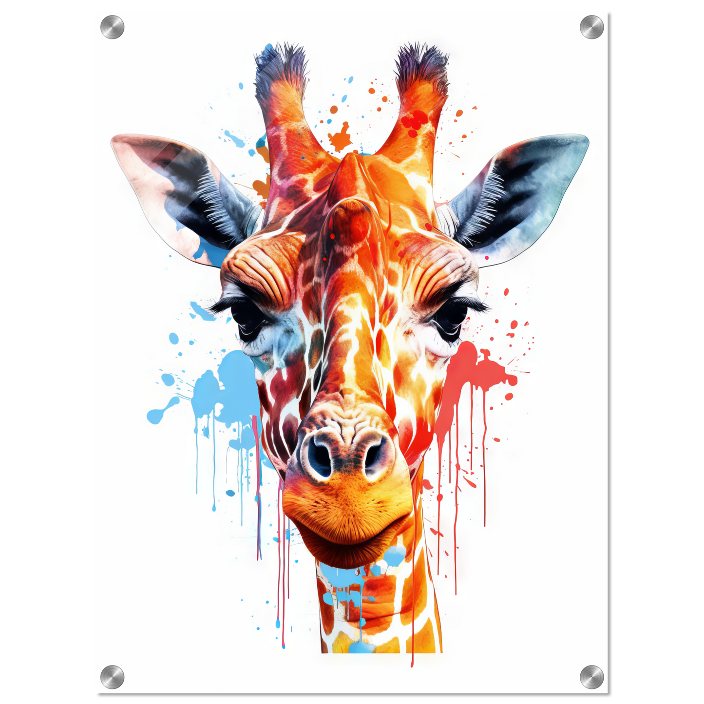 Giraffe Pop-Art (WILD31)