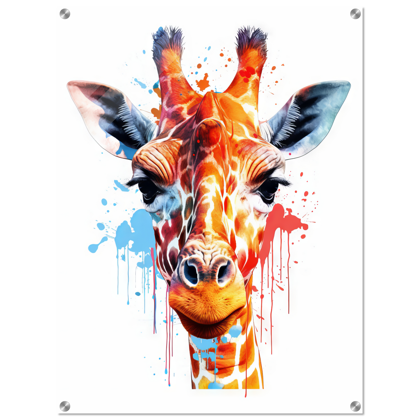 Giraffe Pop-Art (WILD31)